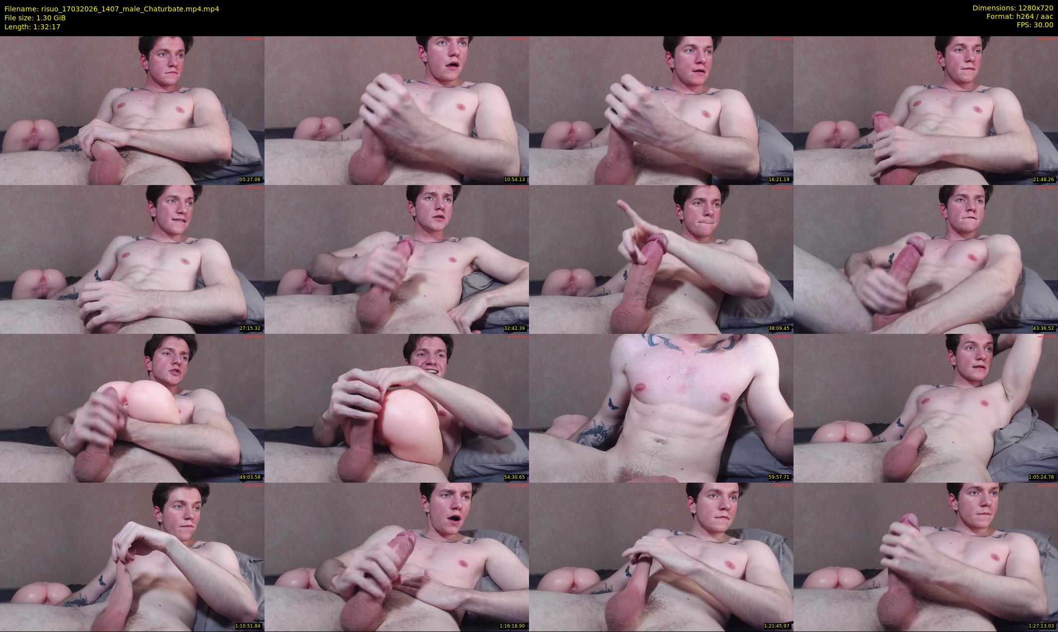 risuo — 93 minute Chaturbate male cam show recording, 720p, Mar 17, 2026