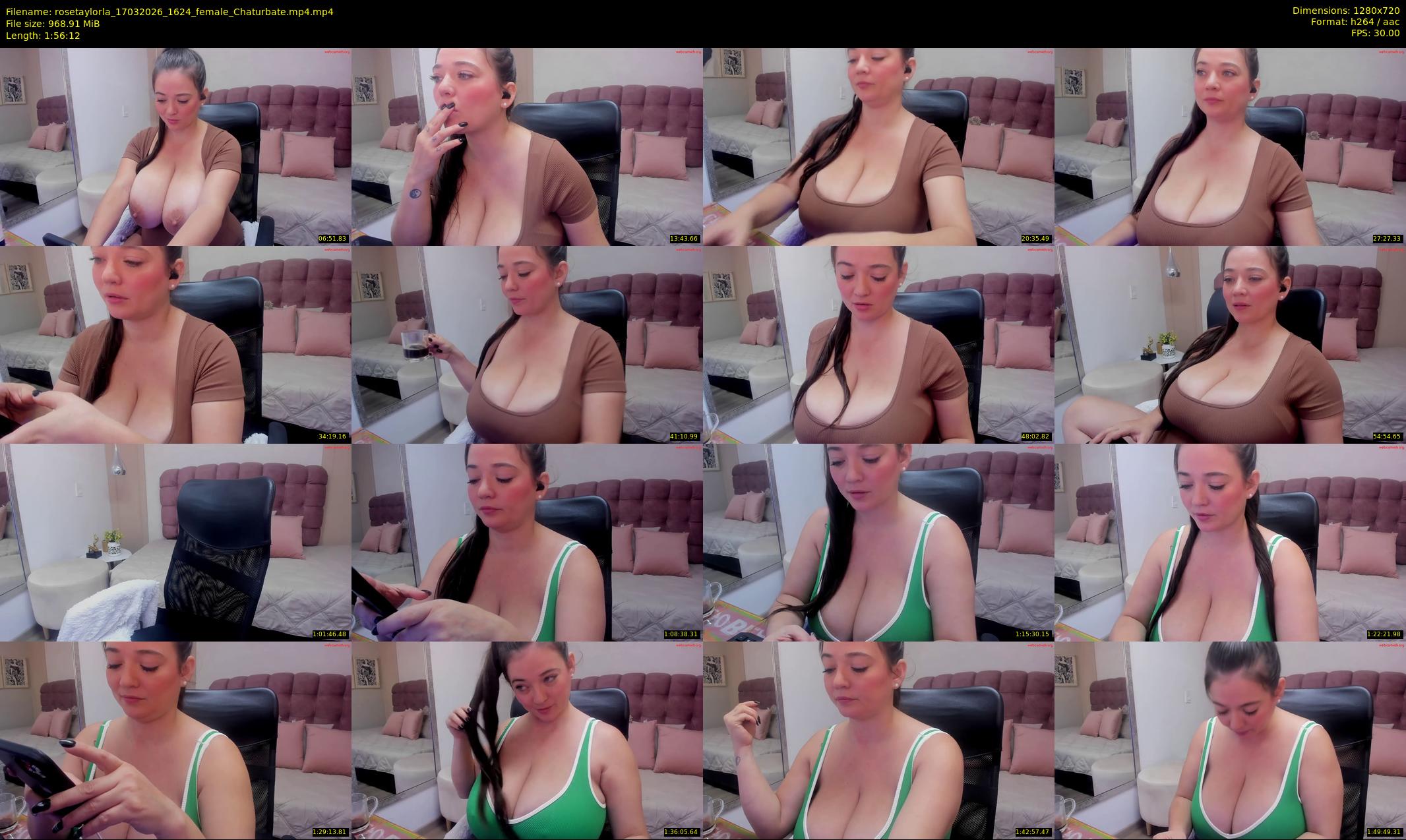 rosetaylorla — 117 minute Chaturbate female cam show recording, 720p, Mar 17, 2026