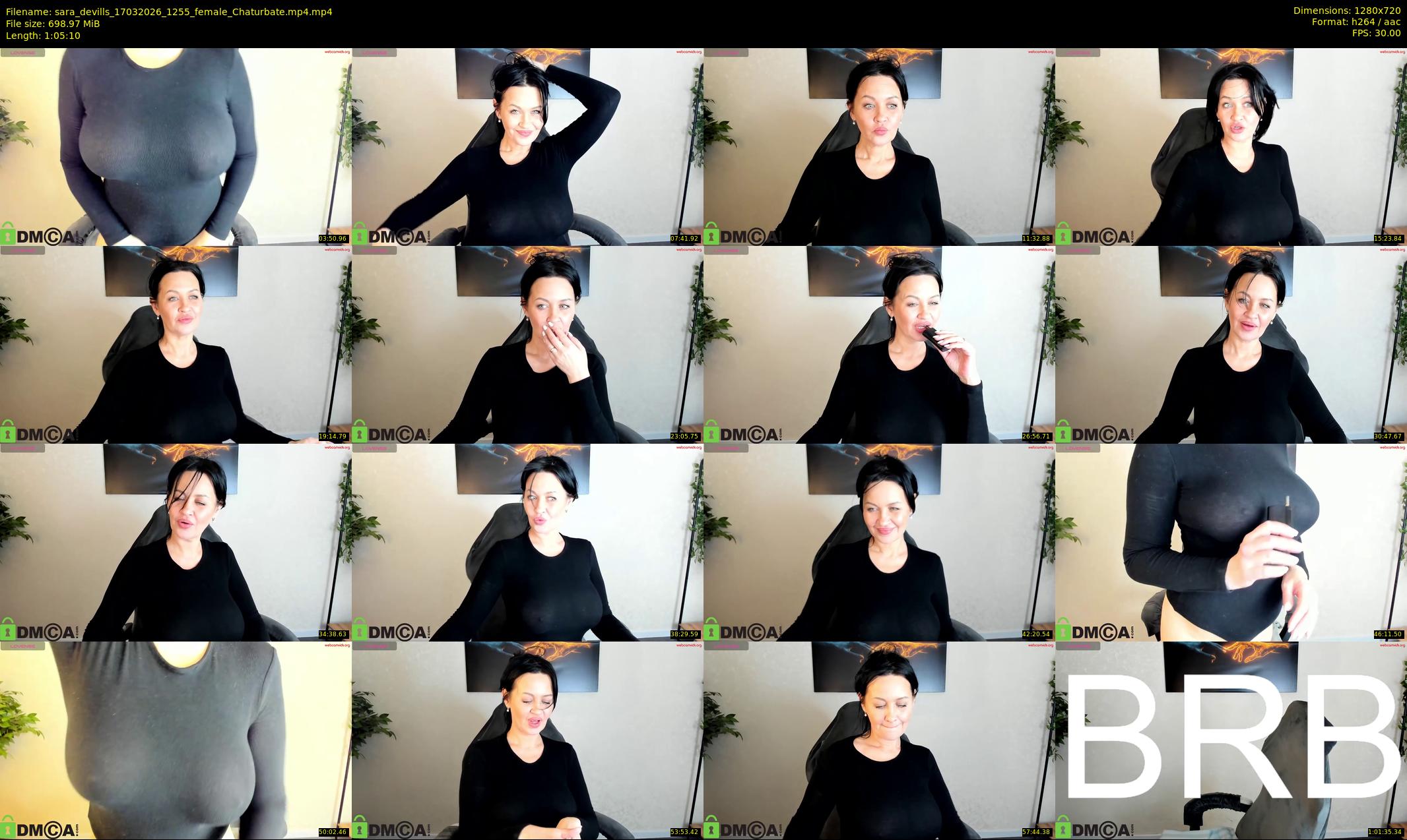 sara_devills — 66 minute Chaturbate female cam show recording, 720p, Mar 17, 2026
