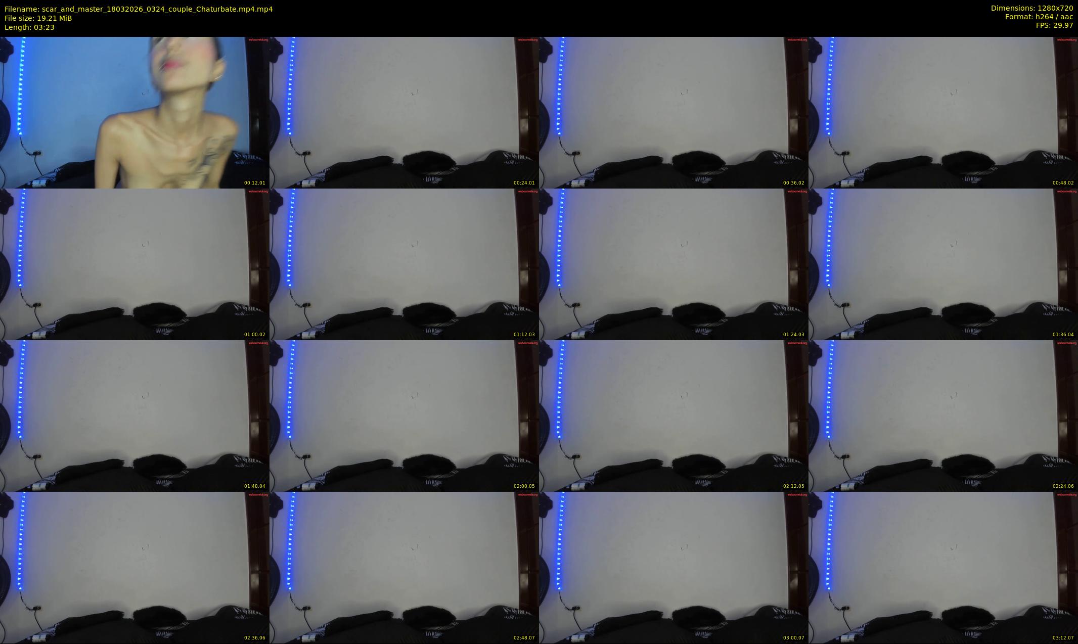 scar_and_master — 4 minute Chaturbate couple cam show recording, 720p, Mar 18, 2026