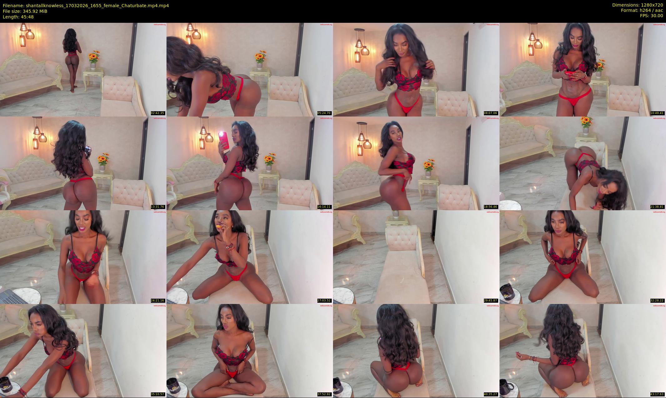 shantallknowless — 46 minute Chaturbate female cam show recording, 720p, Mar 17, 2026