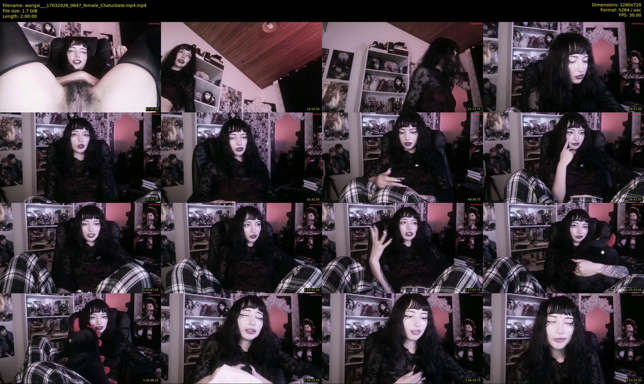 wangxi__ — 120 minute Chaturbate female cam show recording, 720p, Mar 17, 2026