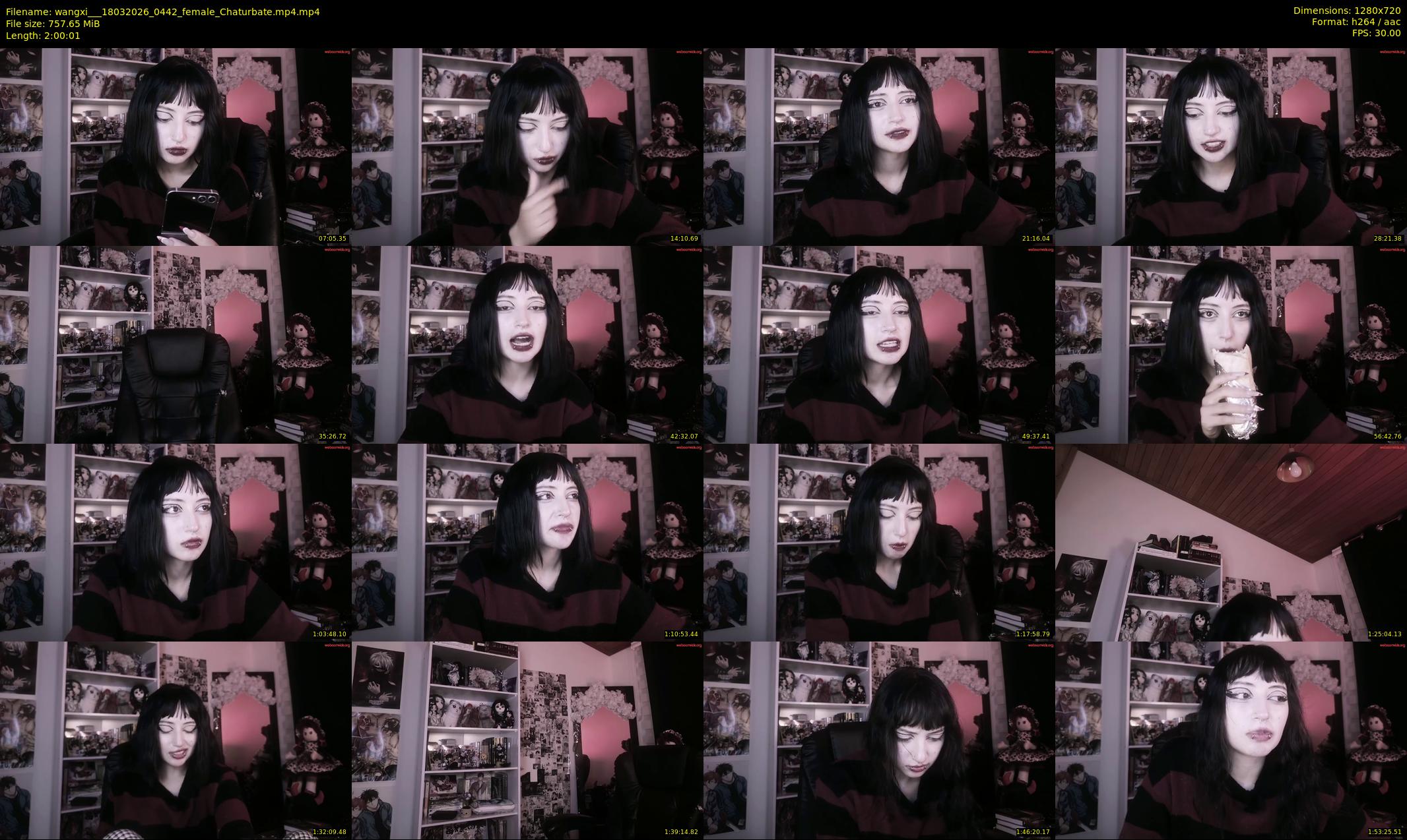 wangxi__ — 121 minute Chaturbate female cam show recording, 720p, Mar 18, 2026