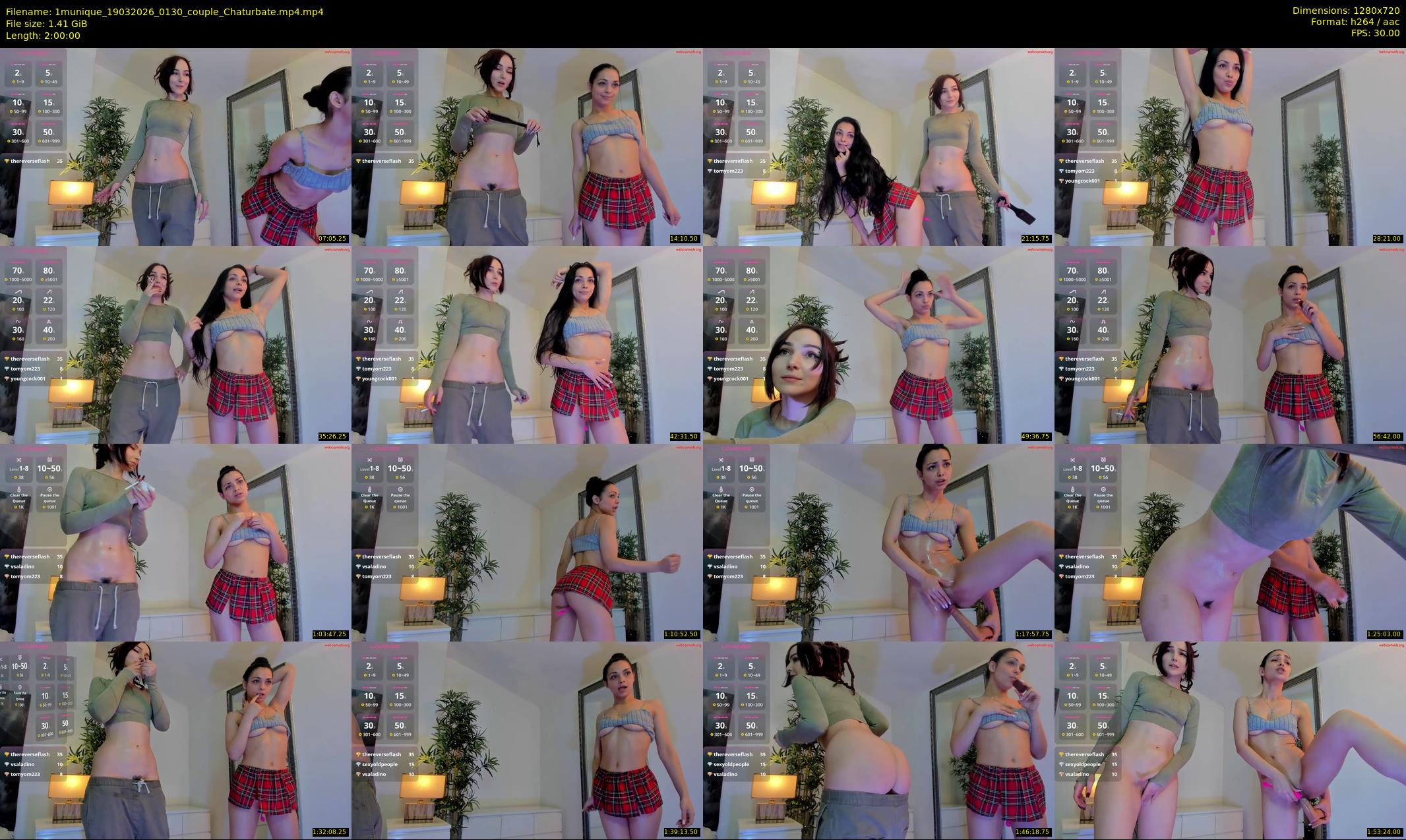 1munique — 120 minute Chaturbate female cam show recording, 720p, Mar 19, 2026