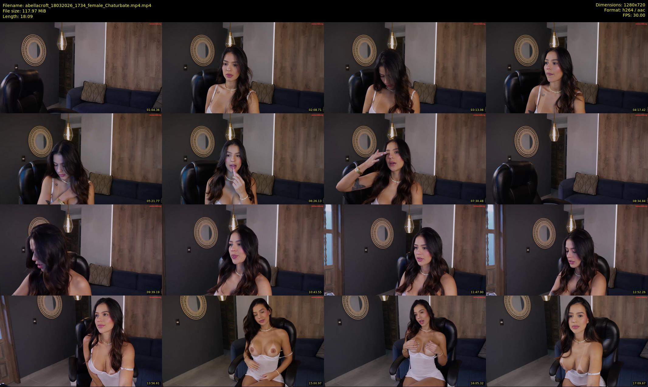 abellacroft — 19 minute Chaturbate female cam show recording, 720p, Mar 18, 2026