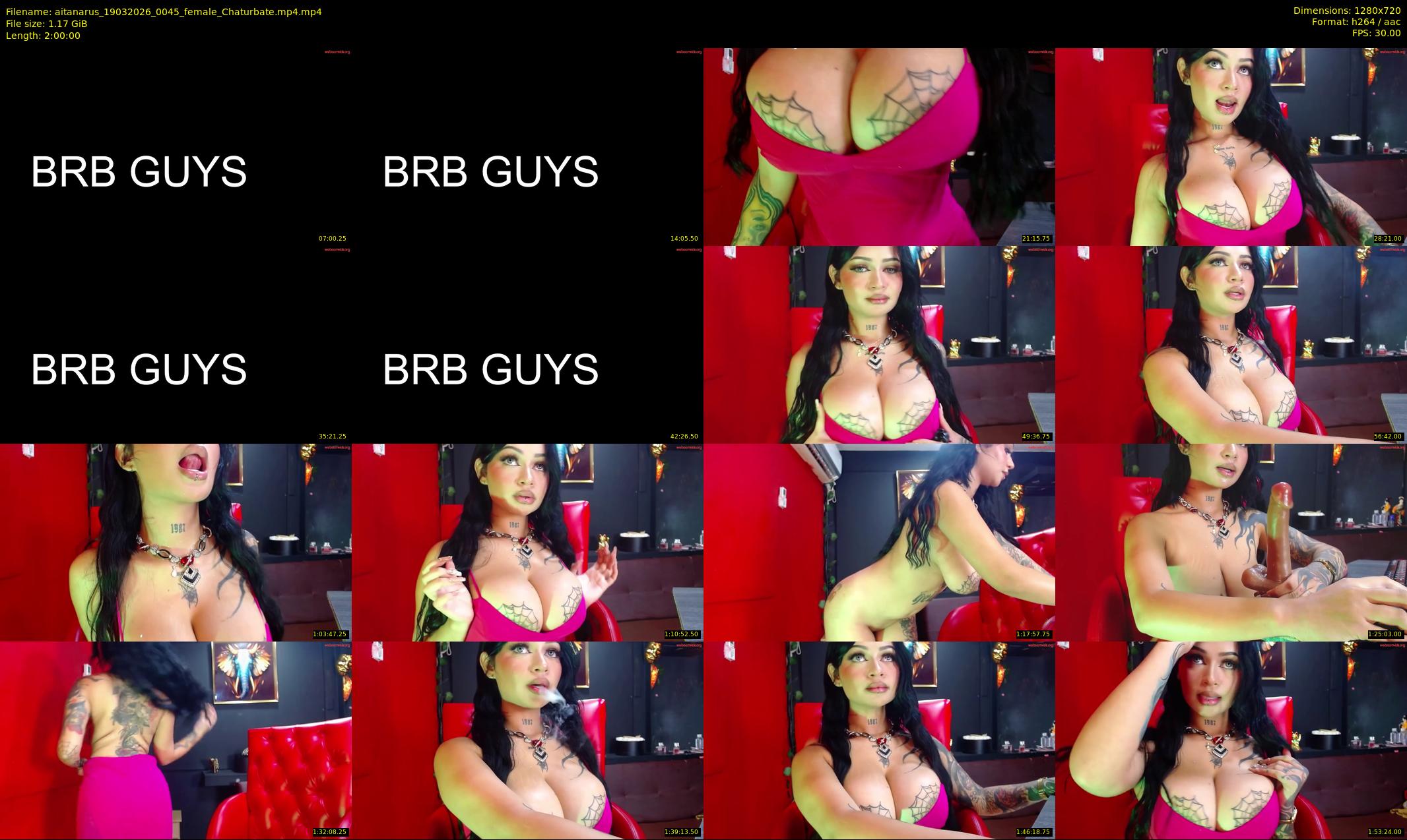 aitanarus — 120 minute Chaturbate female cam show recording, 720p, Mar 19, 2026