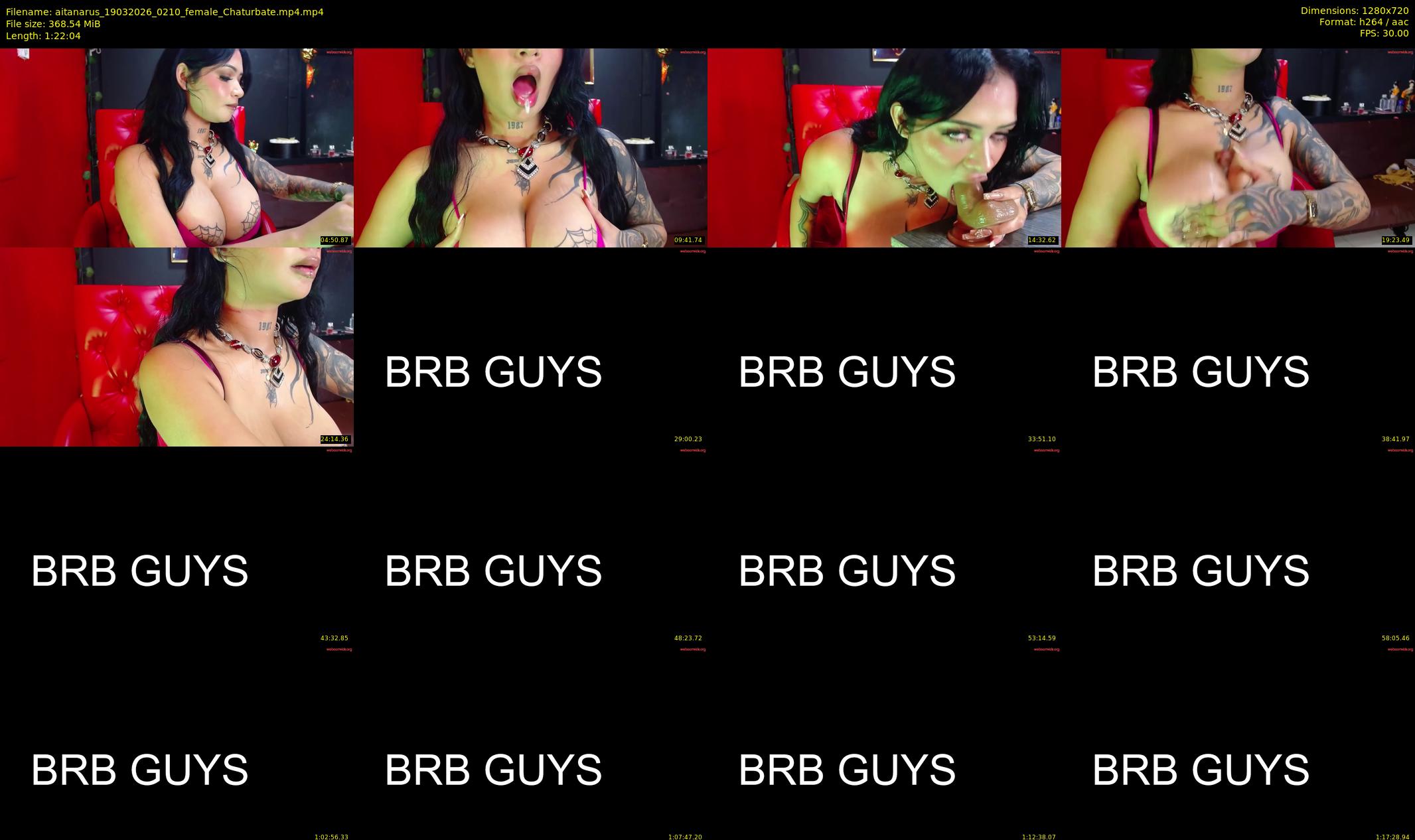 aitanarus — 83 minute Chaturbate female cam show recording, 720p, Mar 19, 2026
