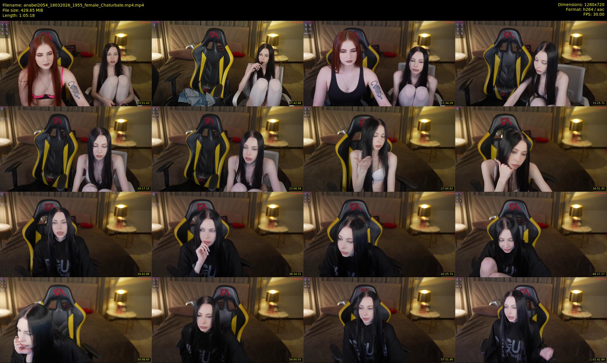 anabel2054 — 66 minute Chaturbate female cam show recording, 720p, Mar 18, 2026