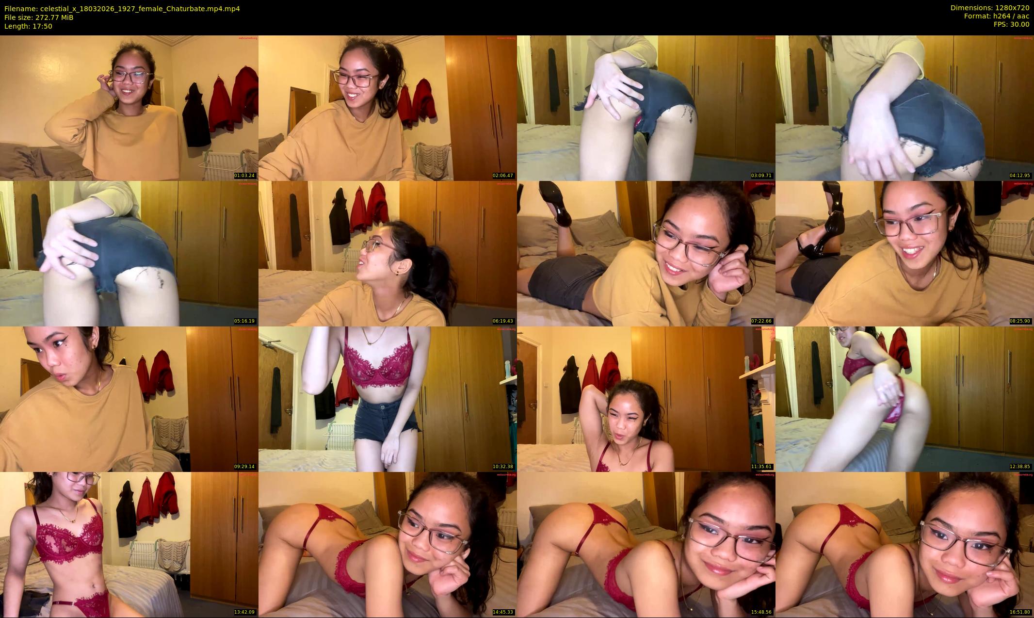 celestial_x — 18 minute Chaturbate female cam show recording, 720p, Mar 18, 2026