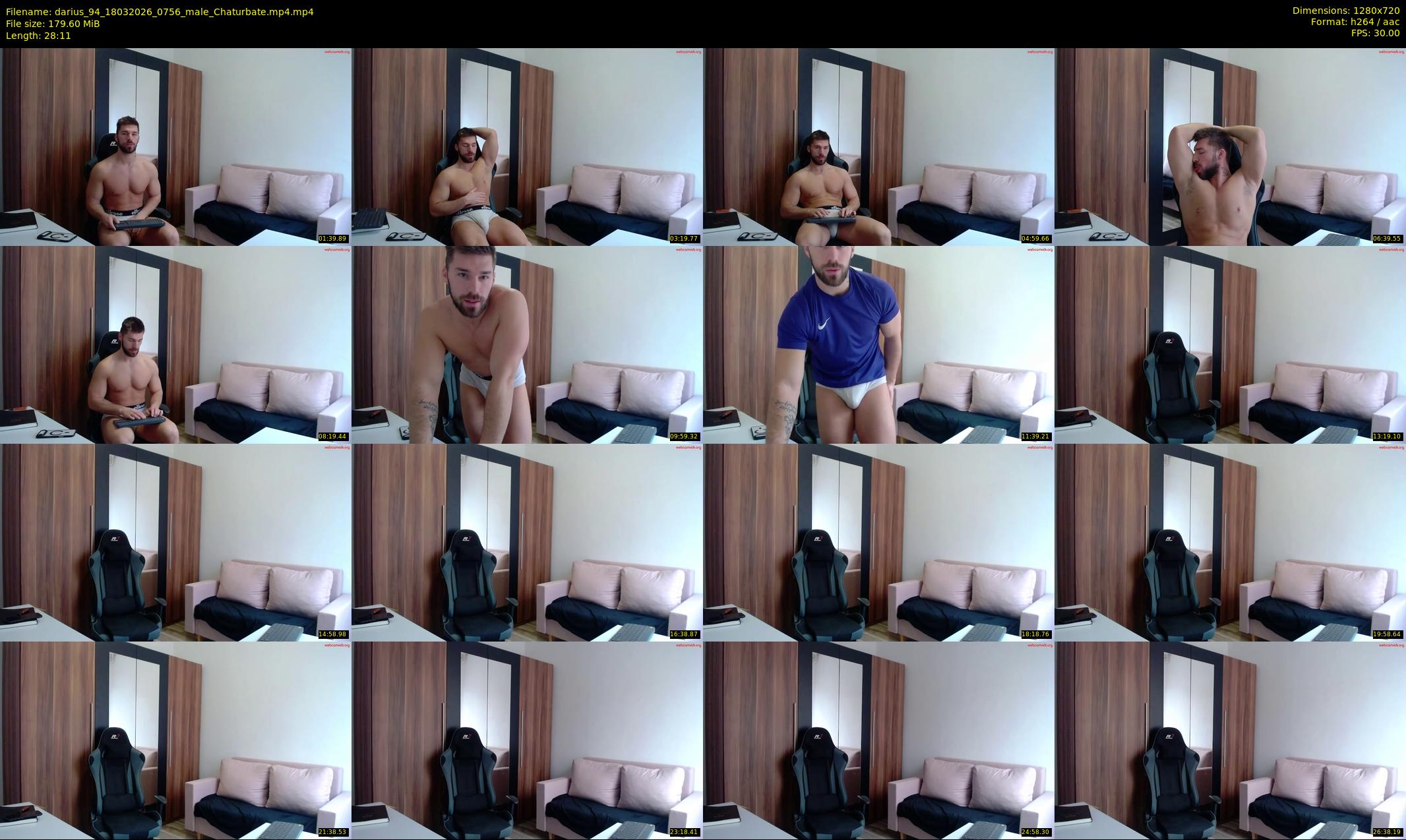 darius_94 — 29 minute Chaturbate male cam show recording, 720p, Mar 18, 2026