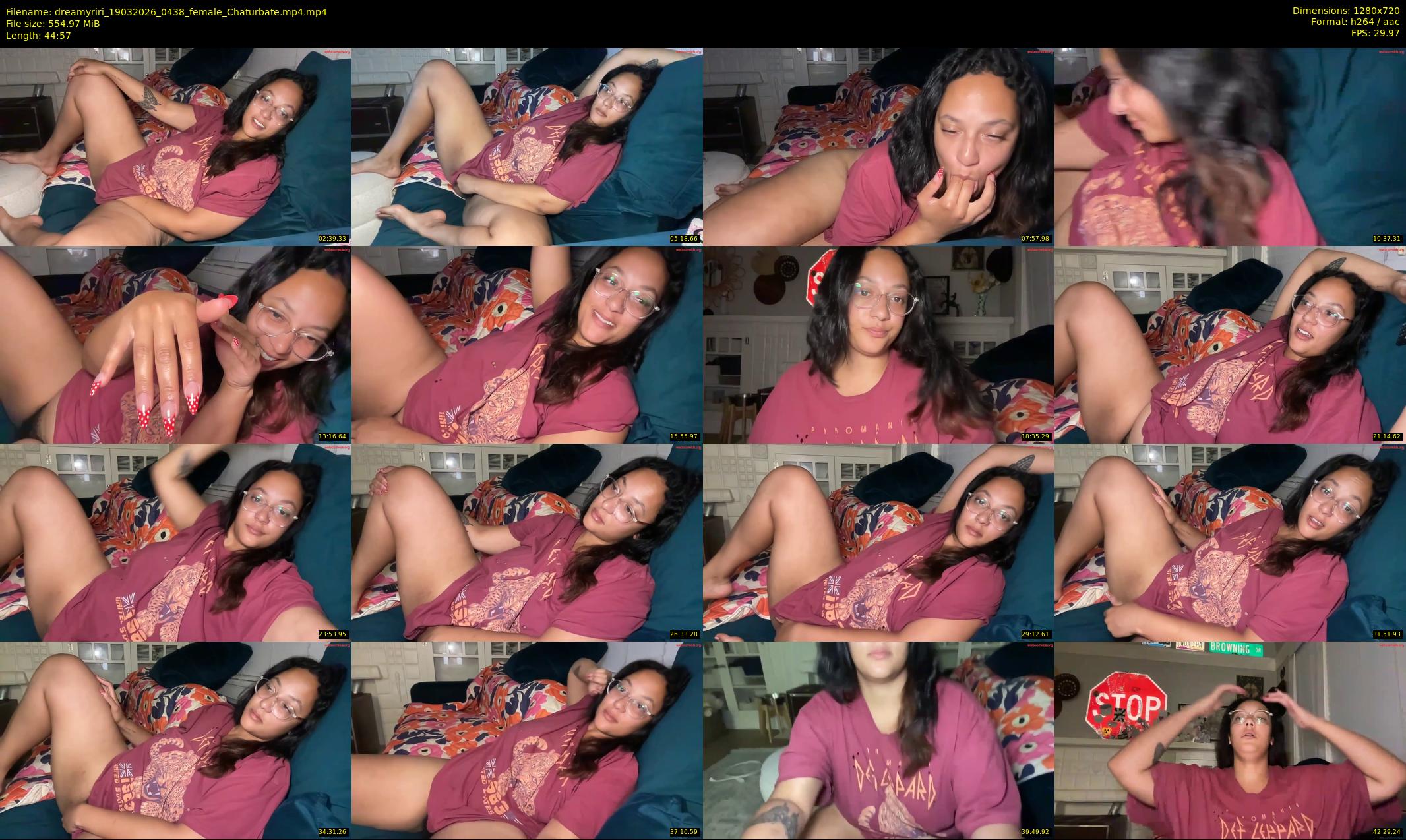 dreamyriri — 45 minute Chaturbate female cam show recording, 720p, Mar 19, 2026