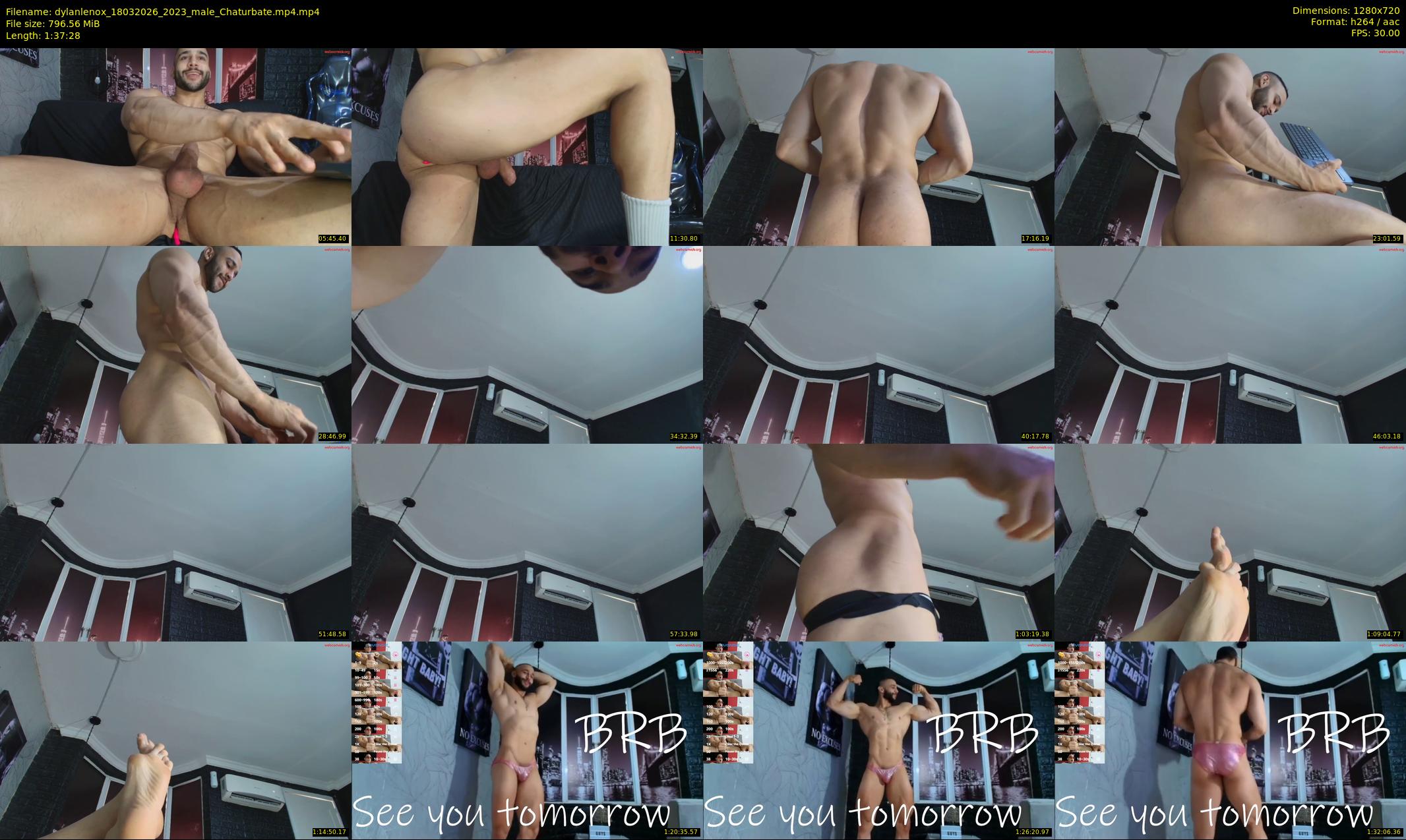 dylanlenox — 98 minute Chaturbate male cam show recording, 720p, Mar 18, 2026