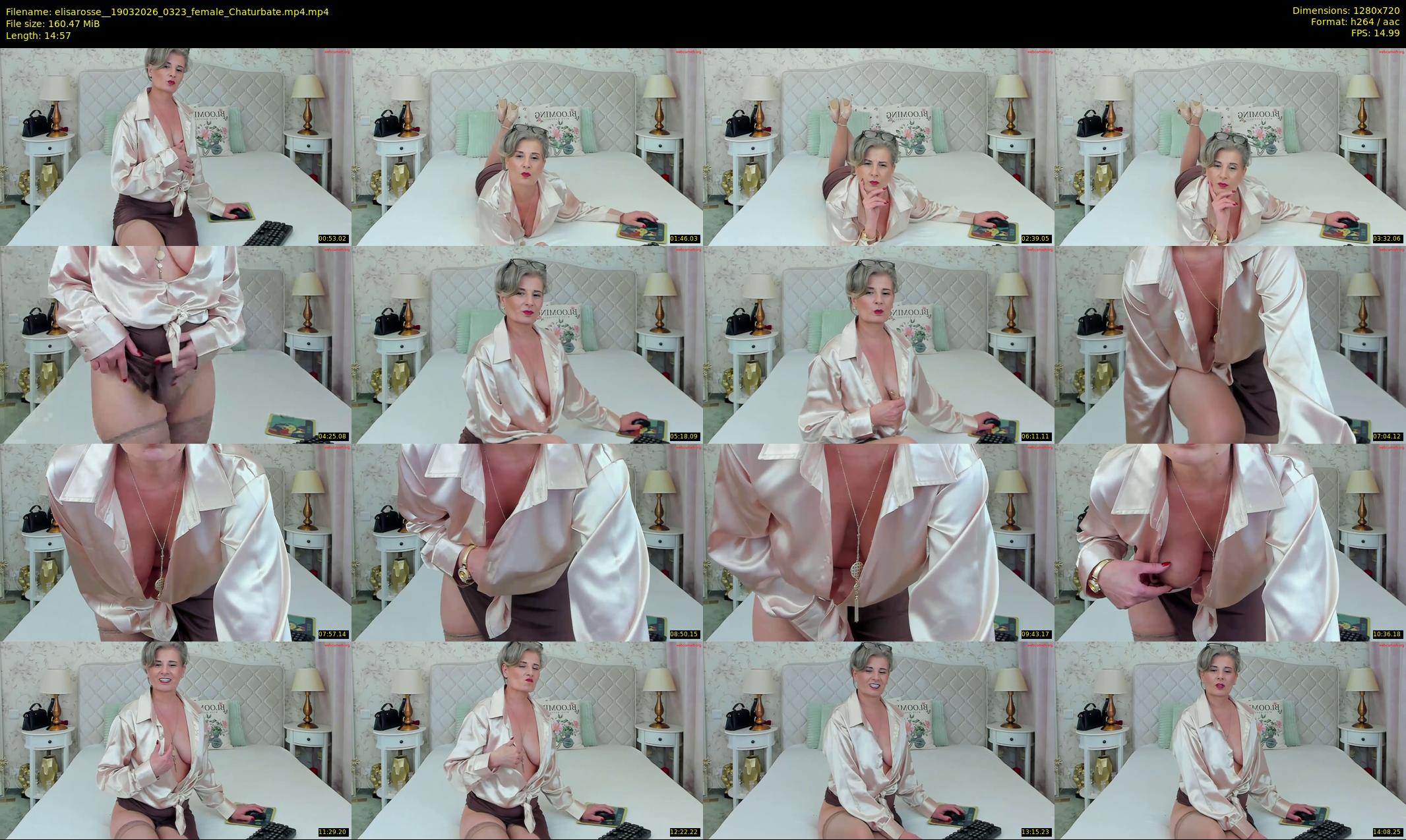 elisarosse_ — 15 minute Chaturbate female cam show recording, 720p, Mar 19, 2026