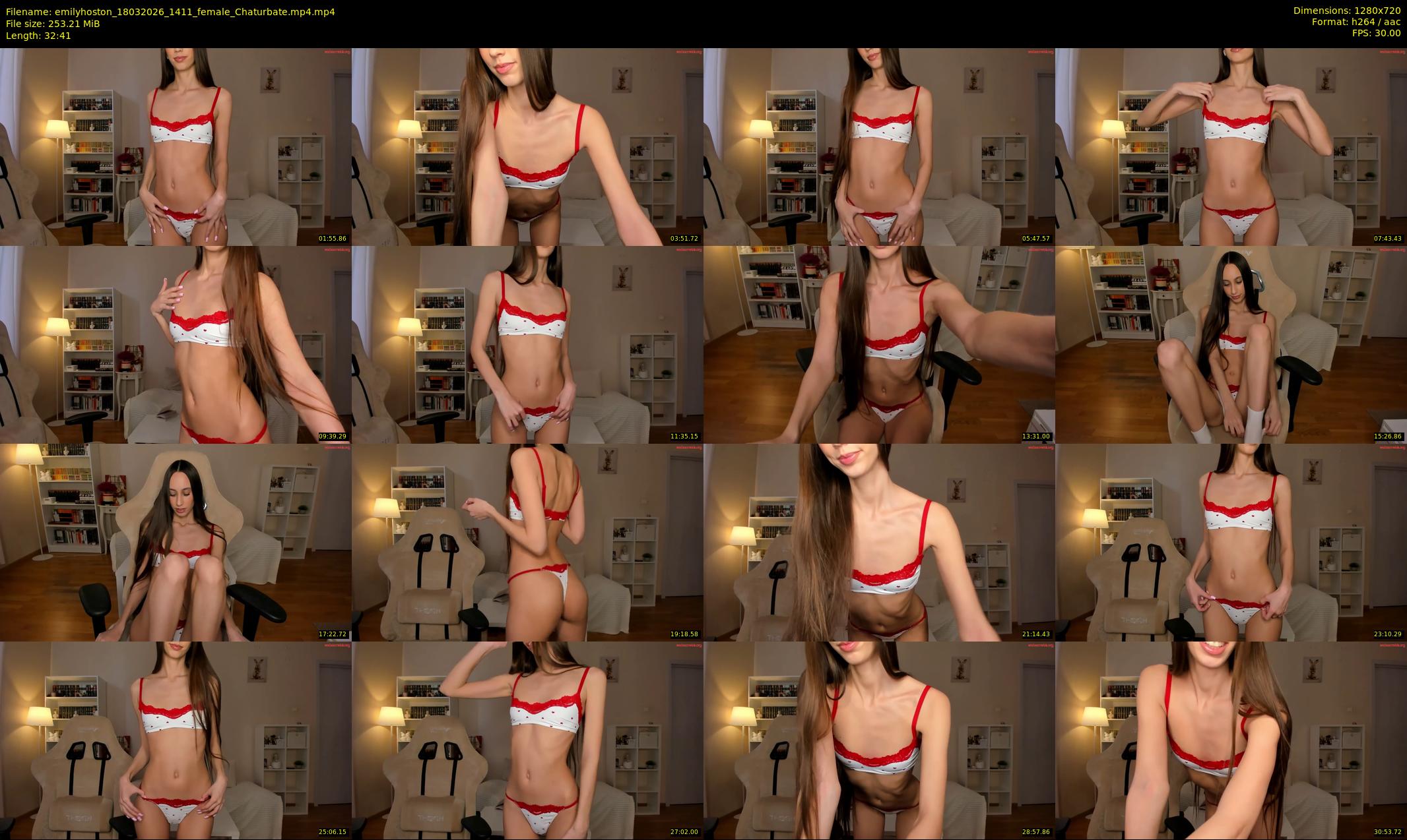 emilyhoston — 33 minute Chaturbate female cam show recording, 720p, Mar 18, 2026