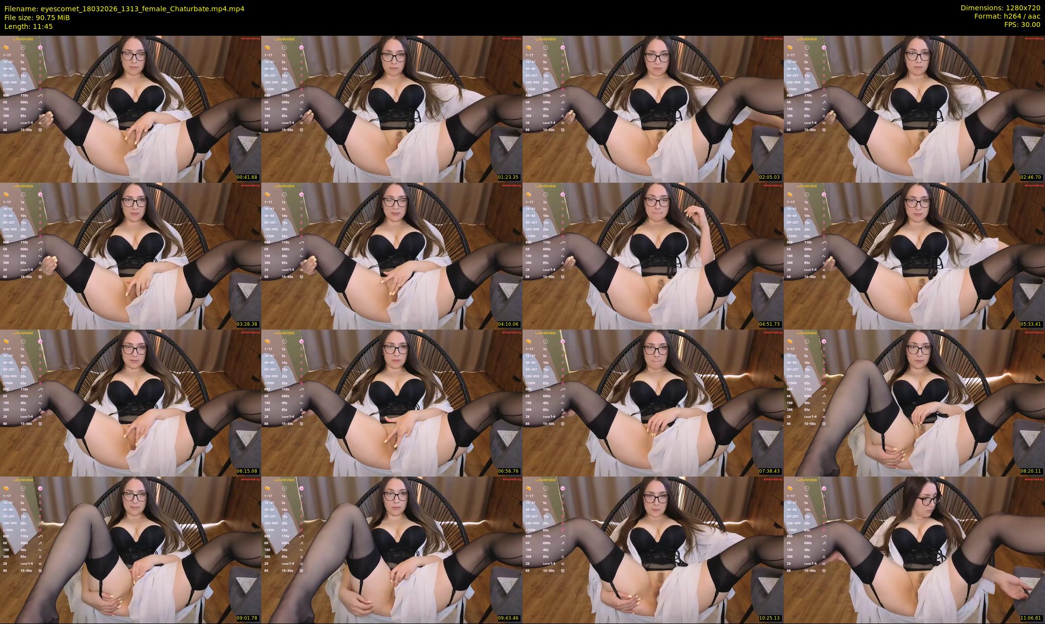eyescomet — 12 minute Chaturbate female cam show recording, 720p, Mar 18, 2026