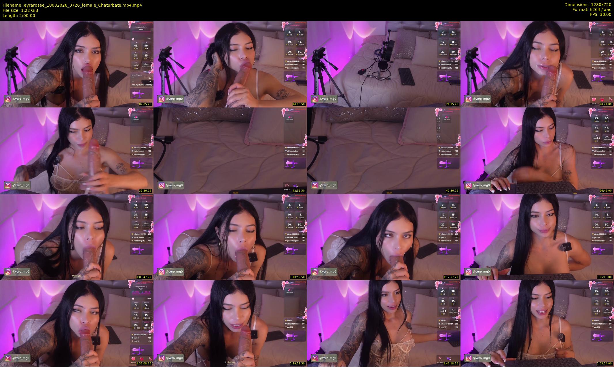 eyrarosee — 120 minute Chaturbate female cam show recording, 720p, Mar 18, 2026