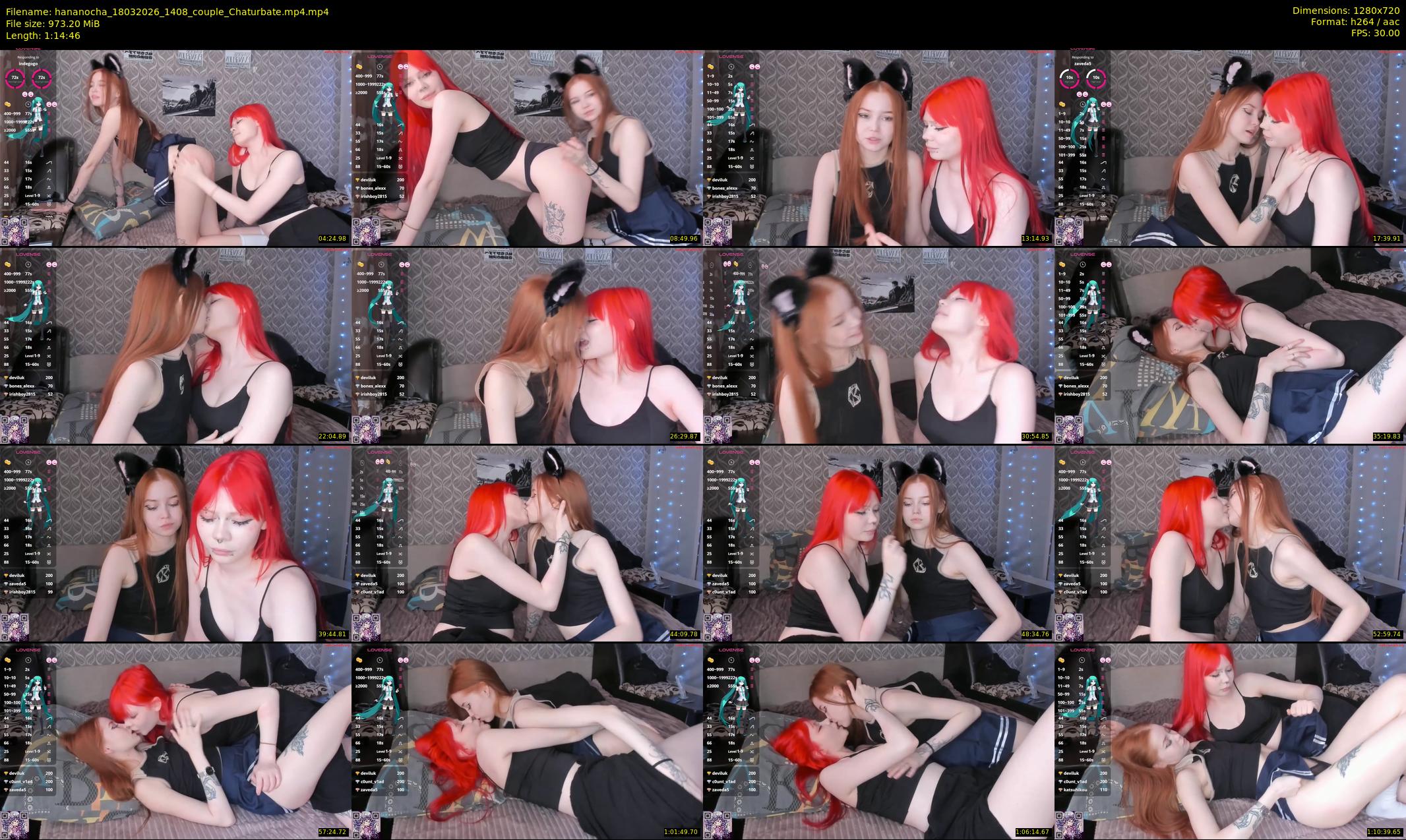 hananocha — 75 minute Chaturbate couple cam show recording, 720p, Mar 18, 2026