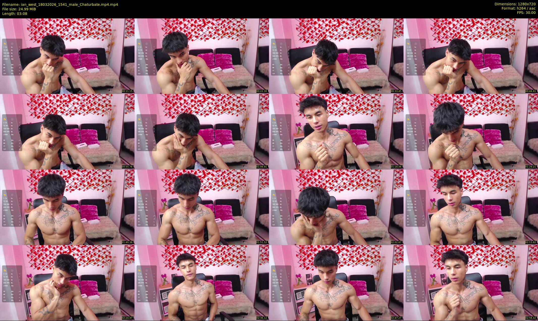 ian_west — 4 minute Chaturbate male cam show recording, 720p, Mar 18, 2026