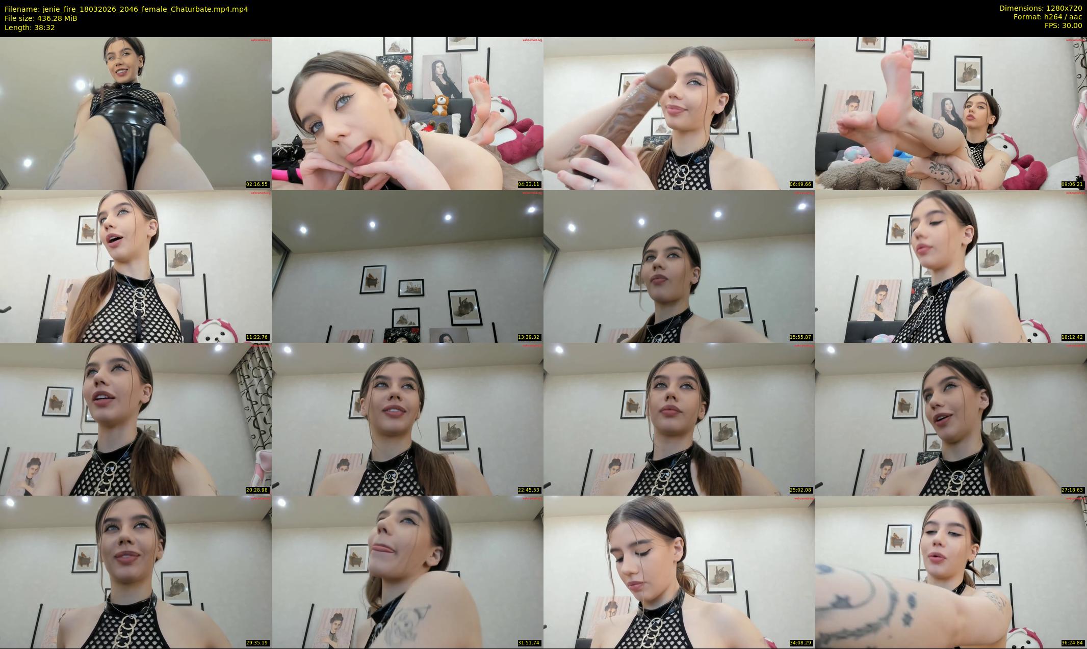 jenie_fire — 39 minute Chaturbate female cam show recording, 720p, Mar 18, 2026