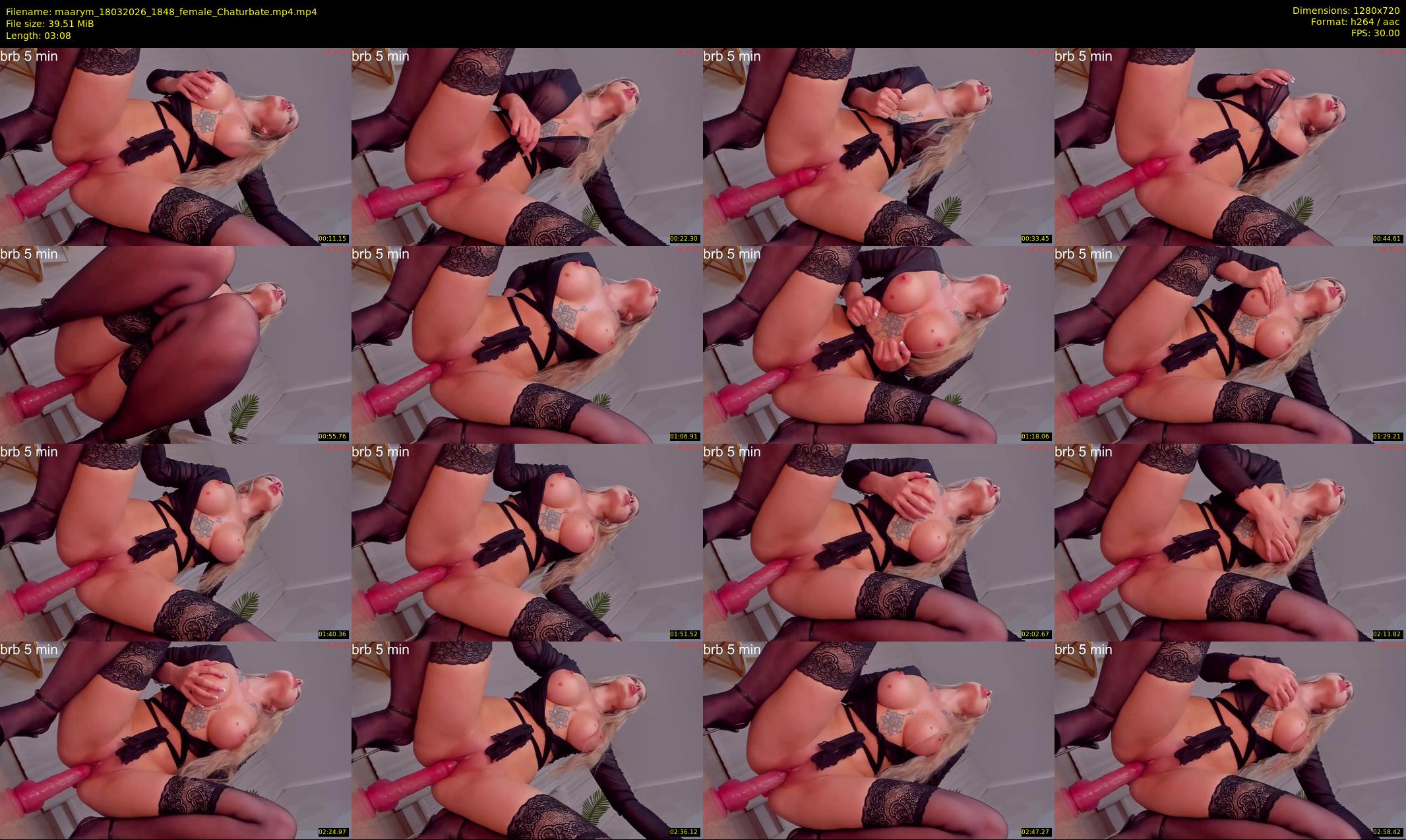 maarym — 4 minute Chaturbate couple cam show recording, 720p, Mar 18, 2026