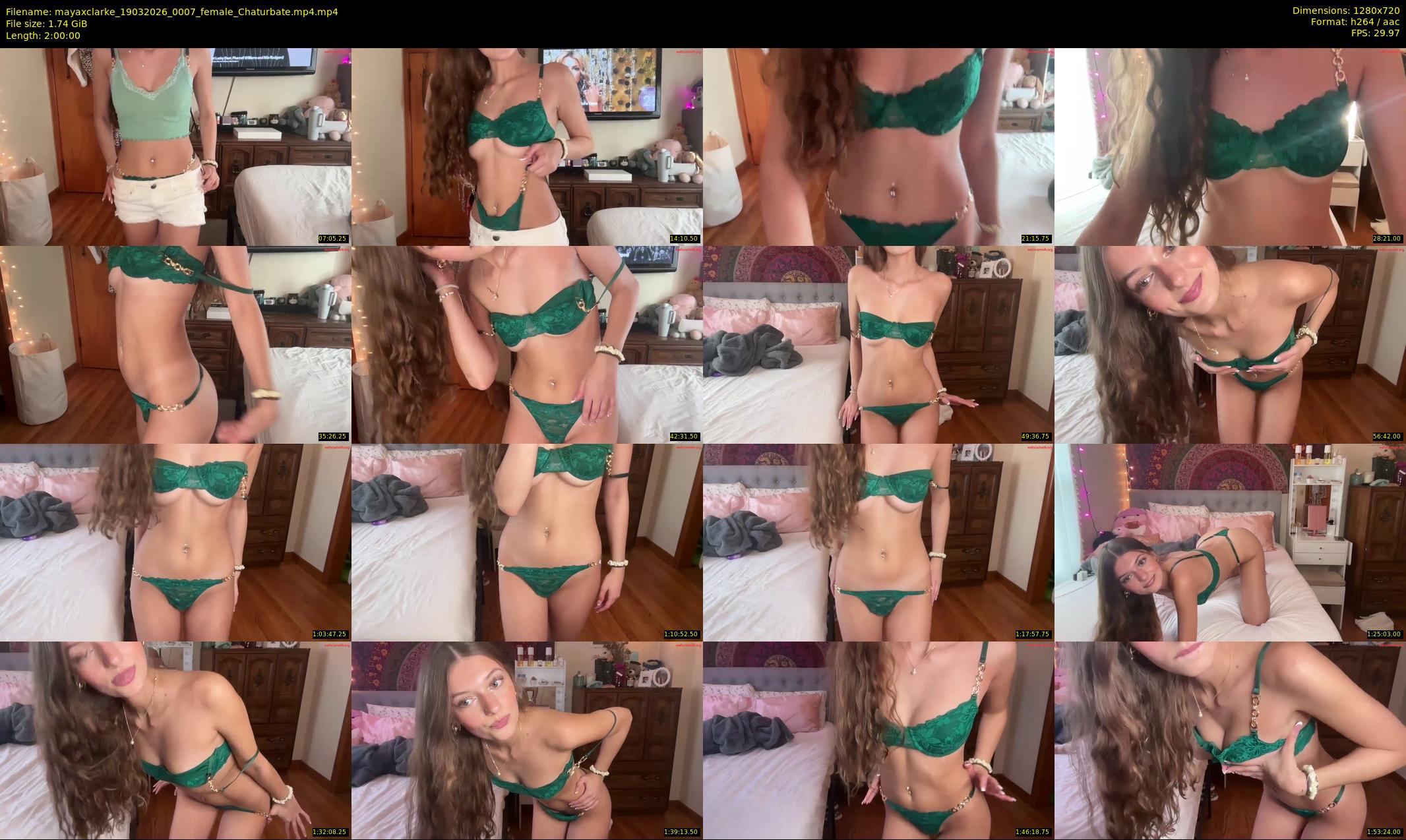 mayaxclarke — 120 minute Chaturbate female cam show recording, 720p, Mar 19, 2026
