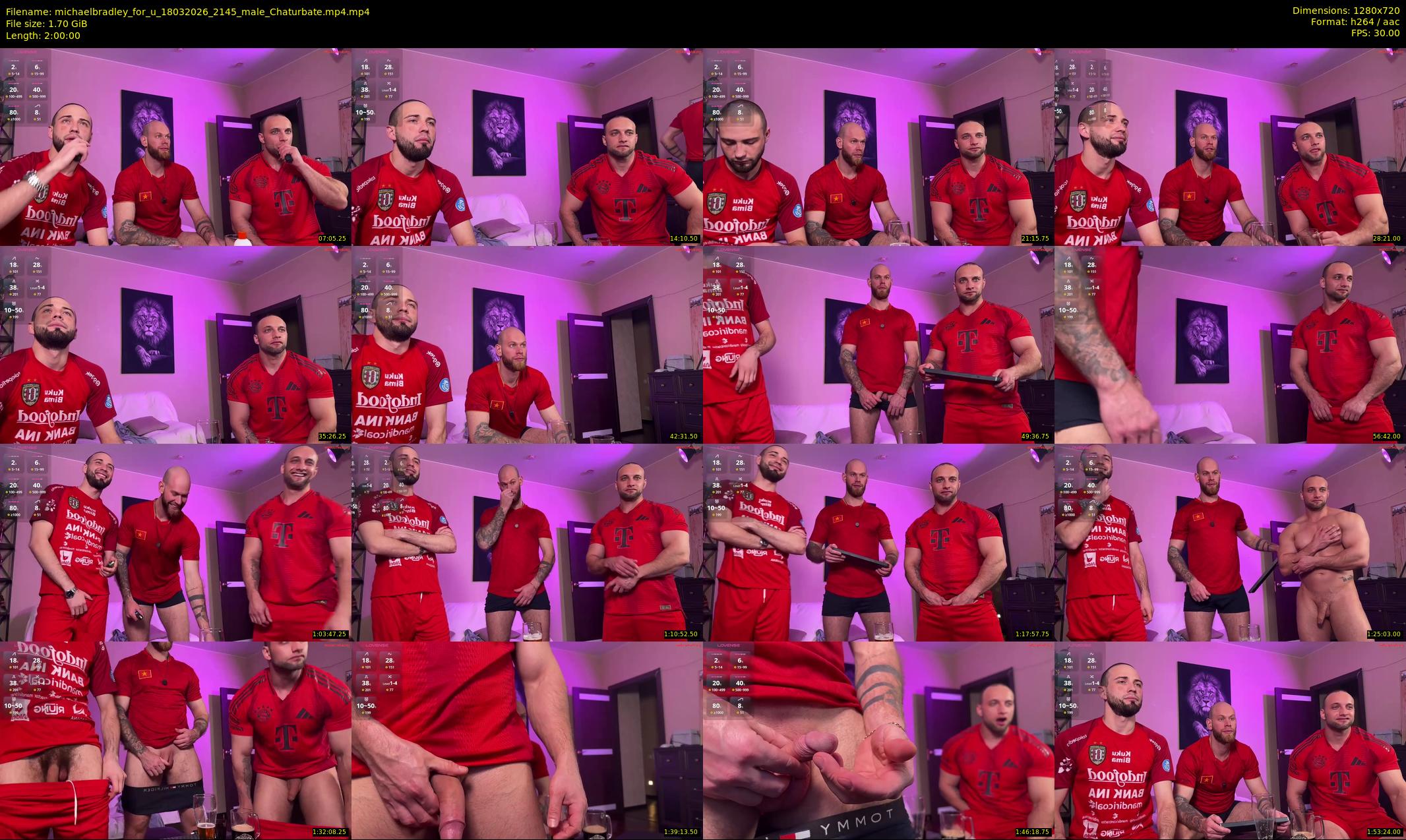michaelbradley_for_u — 120 minute Chaturbate male cam show recording, 720p, Mar 18, 2026