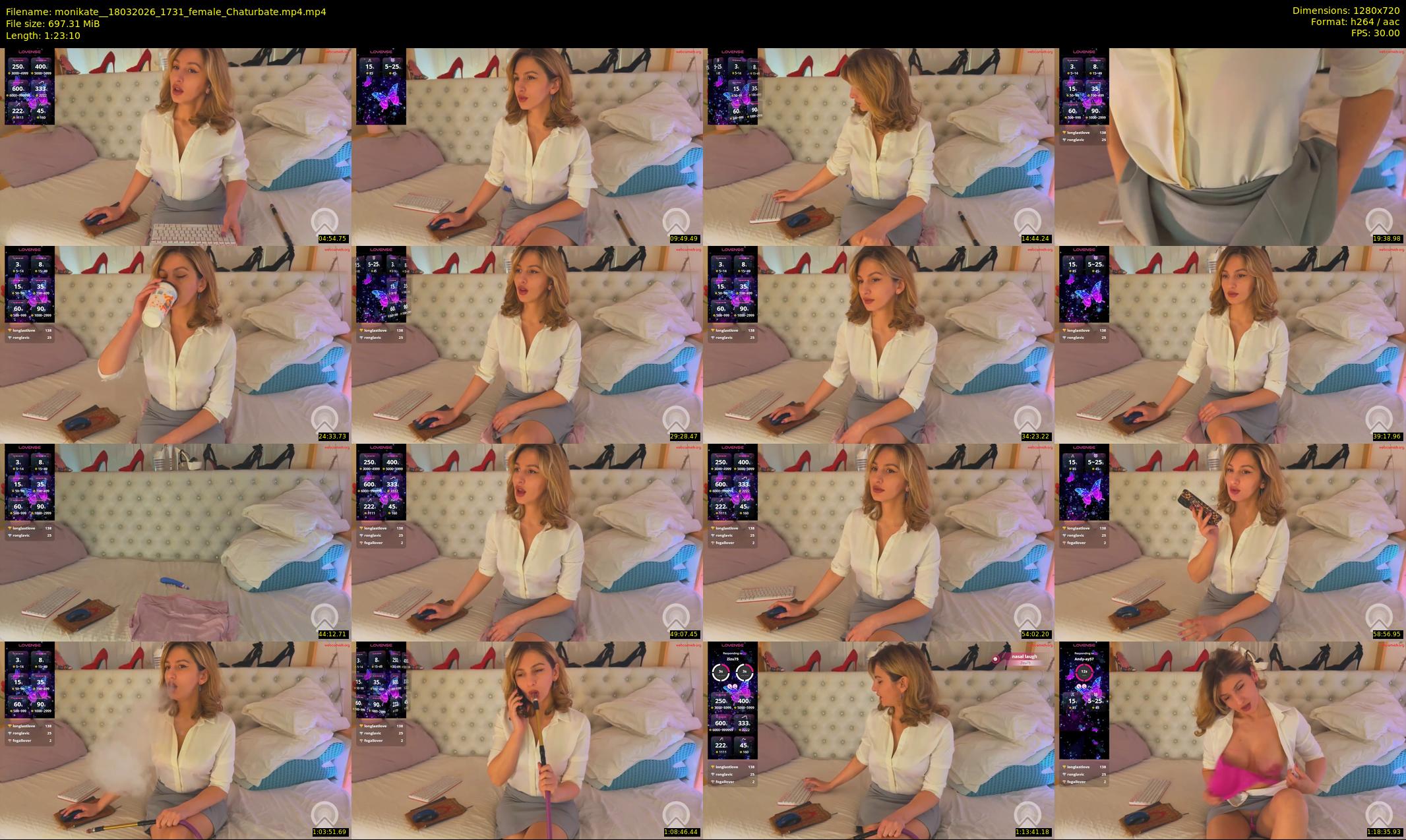 monikate_ — 84 minute Chaturbate couple cam show recording, 720p, Mar 18, 2026