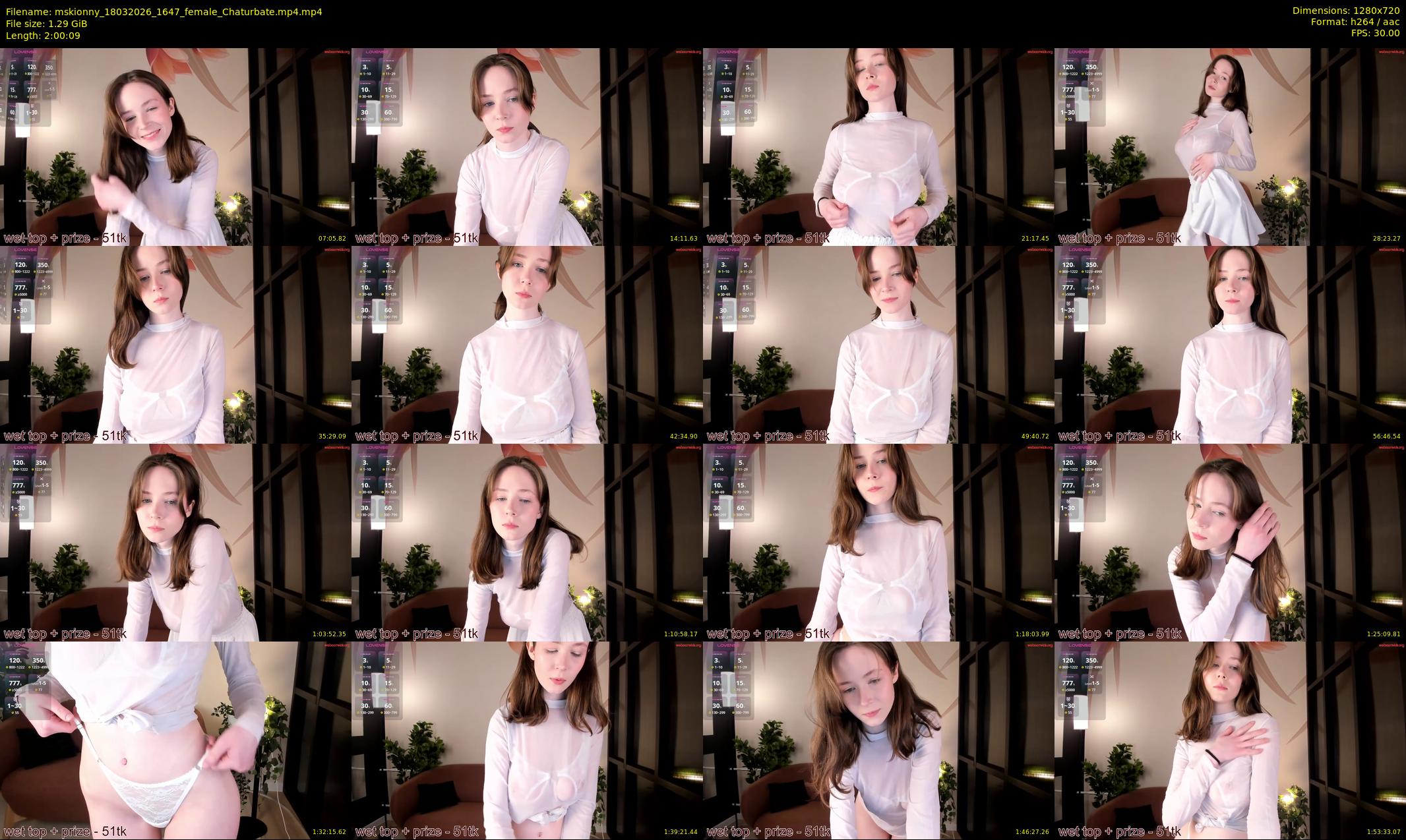 mskionny — 121 minute Chaturbate female cam show recording, 720p, Mar 18, 2026