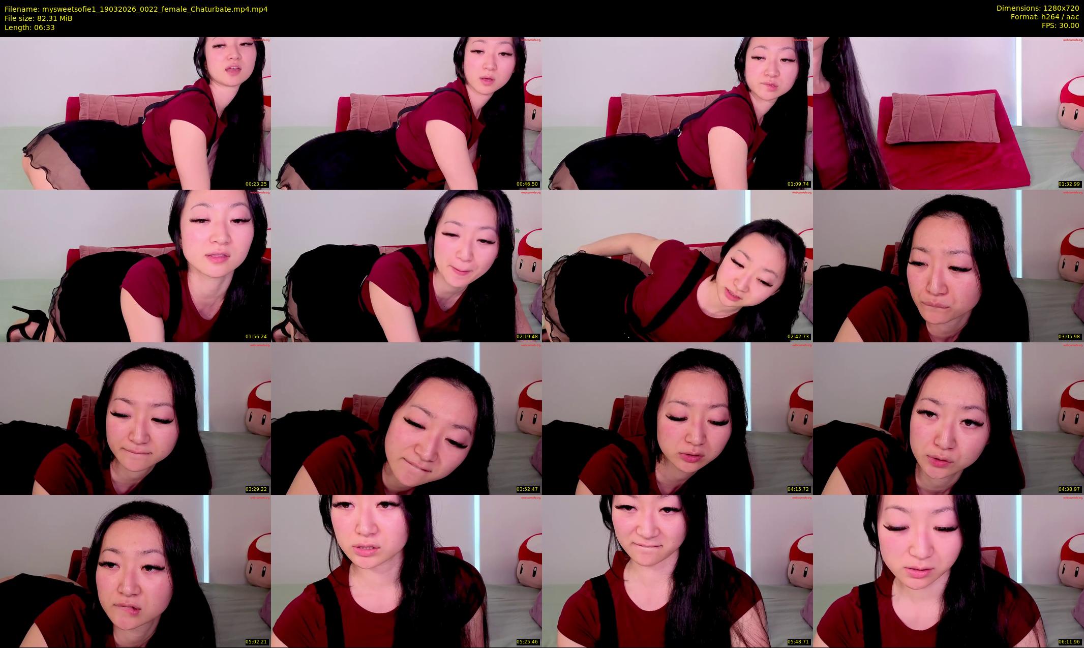 mysweetsofie1 — 7 minute Chaturbate female cam show recording, 720p, Mar 19, 2026