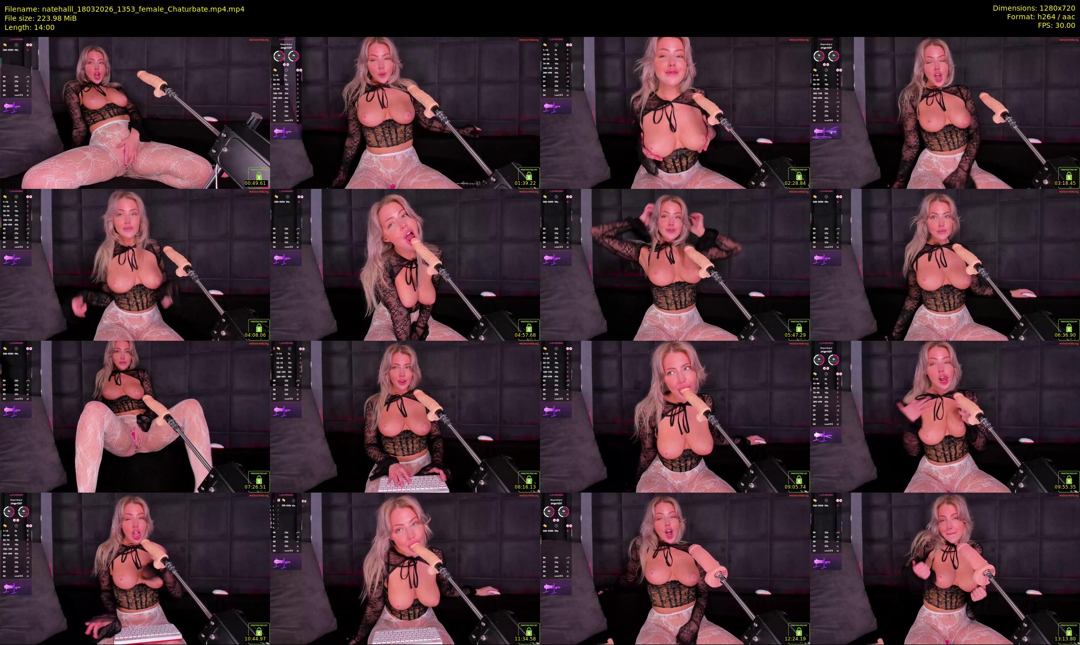 natehalll — 14 minute Chaturbate female cam show recording, 720p, Mar 18, 2026