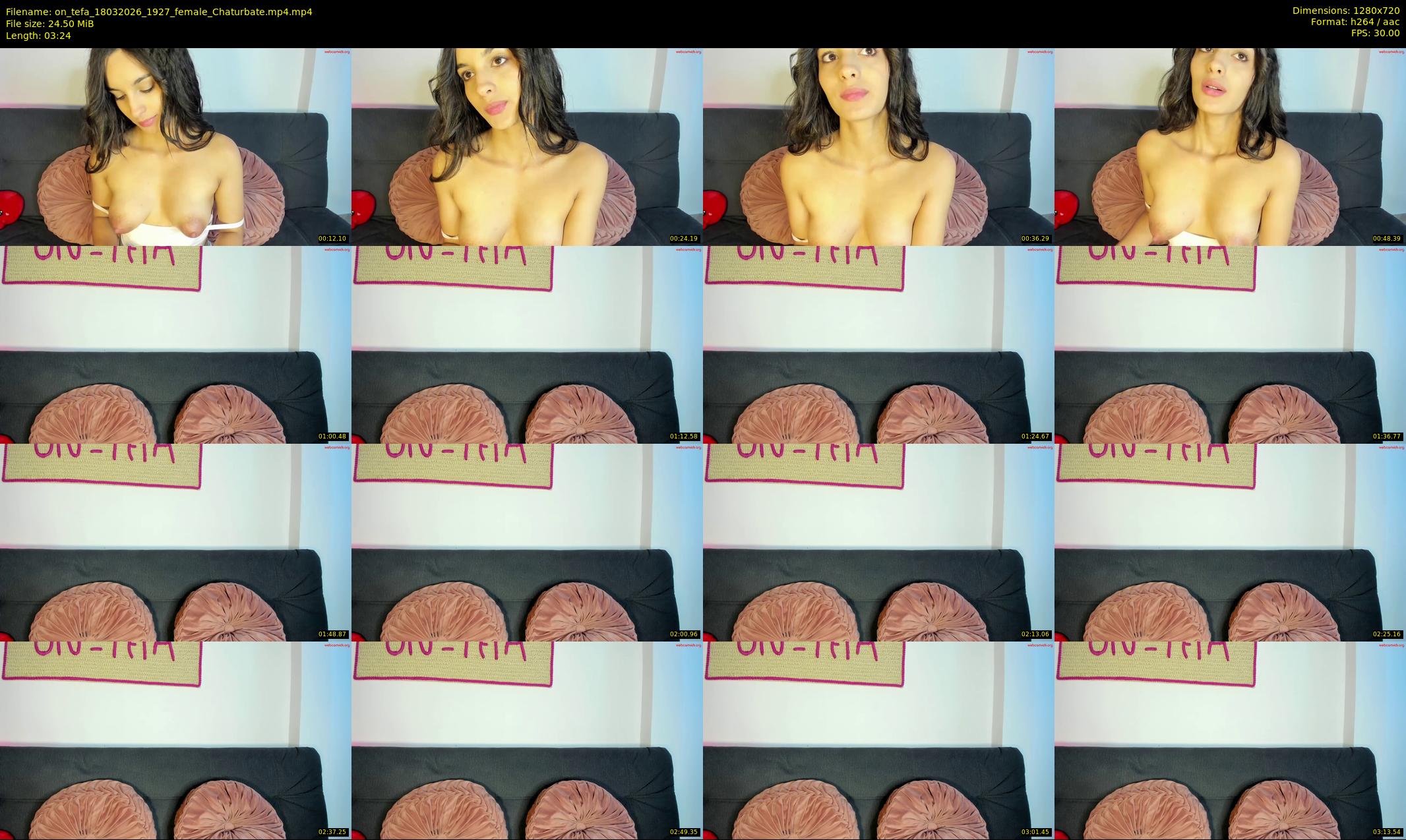 on_tefa — 4 minute Chaturbate female cam show recording, 720p, Mar 18, 2026