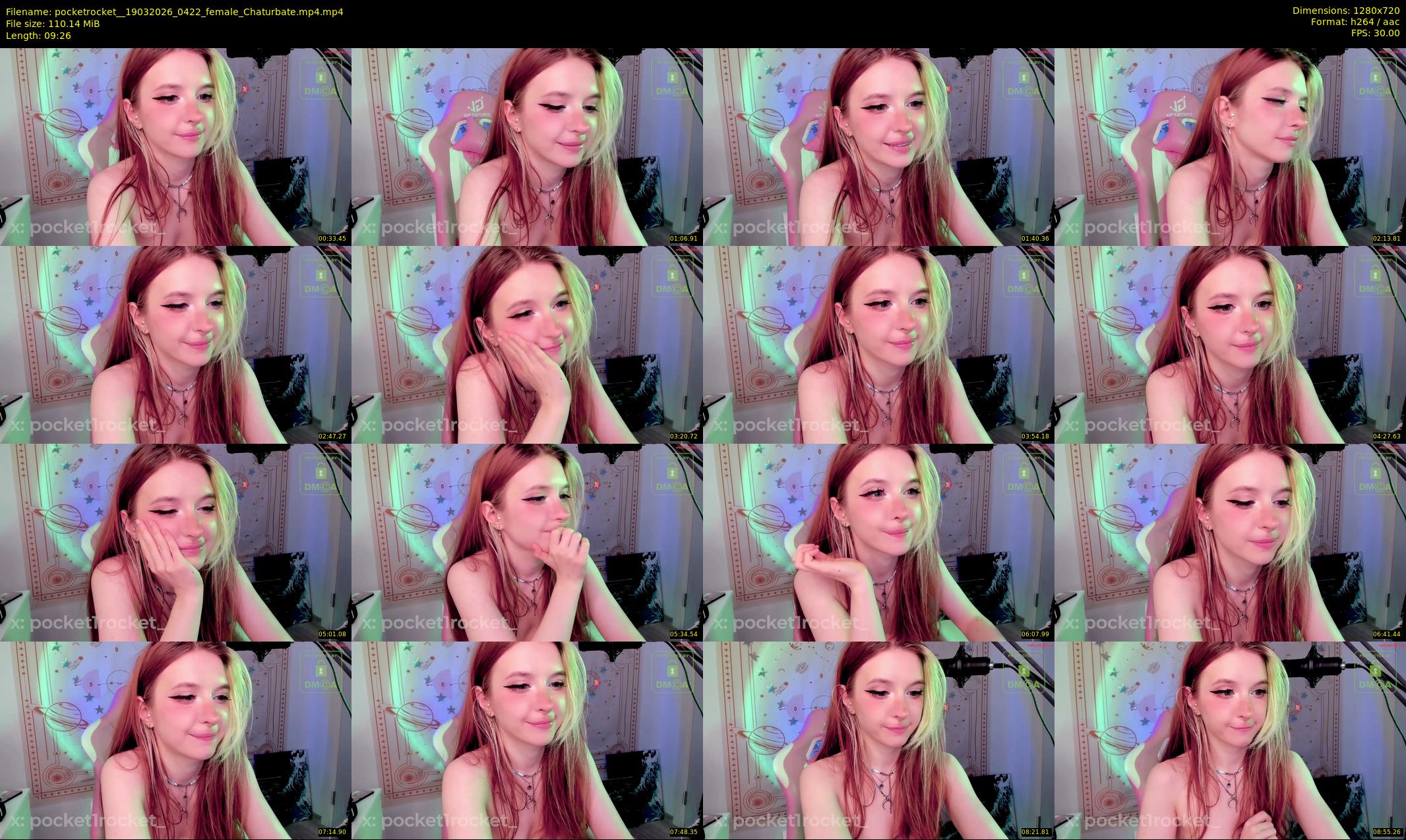pocketrocket_ — 10 minute Chaturbate female cam show recording, 720p, Mar 19, 2026