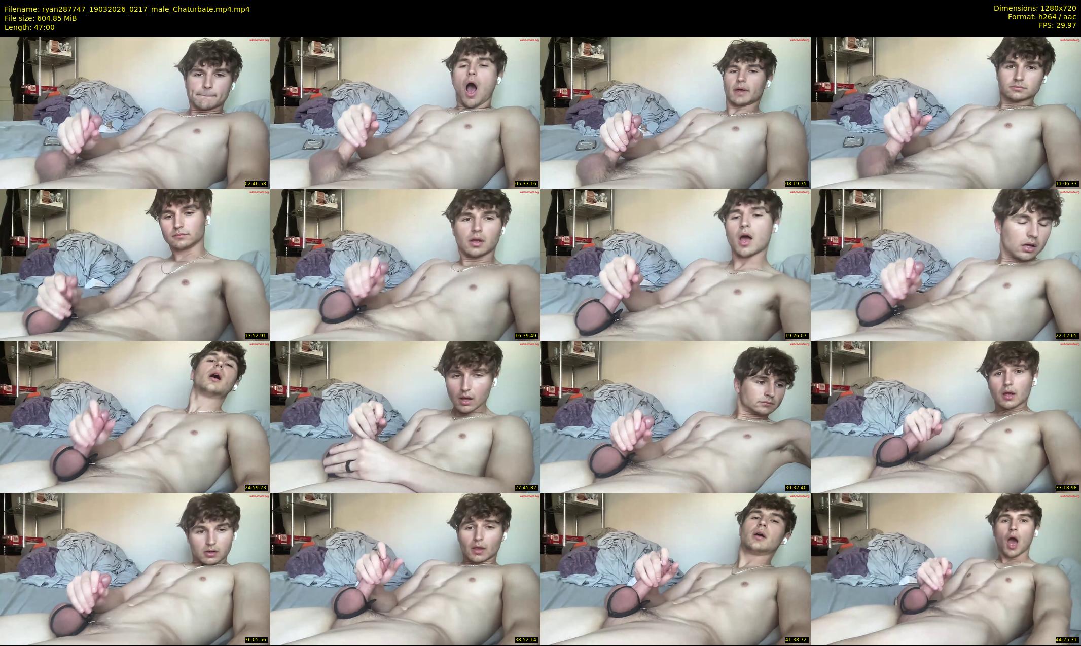 ryan287747 — 47 minute Chaturbate male cam show recording, 720p, Mar 19, 2026