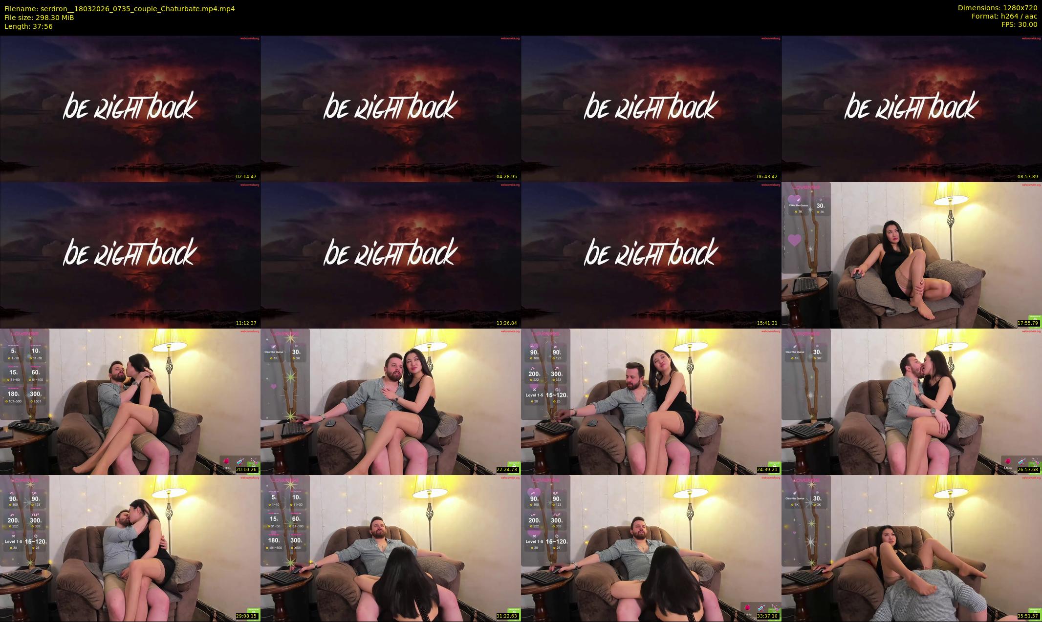 serdron_ — 38 minute Chaturbate couple cam show recording, 720p, Mar 18, 2026