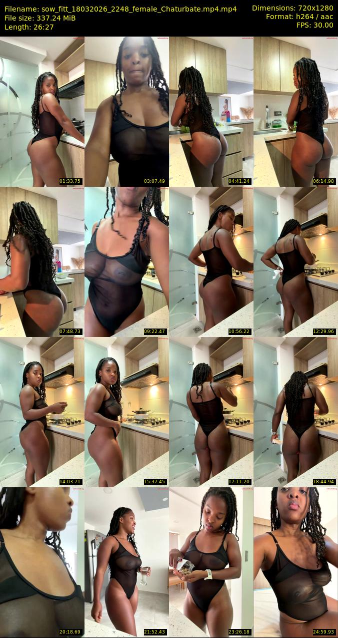 sow_fitt — 27 minute Chaturbate female cam show recording, 1080p, Mar 18, 2026