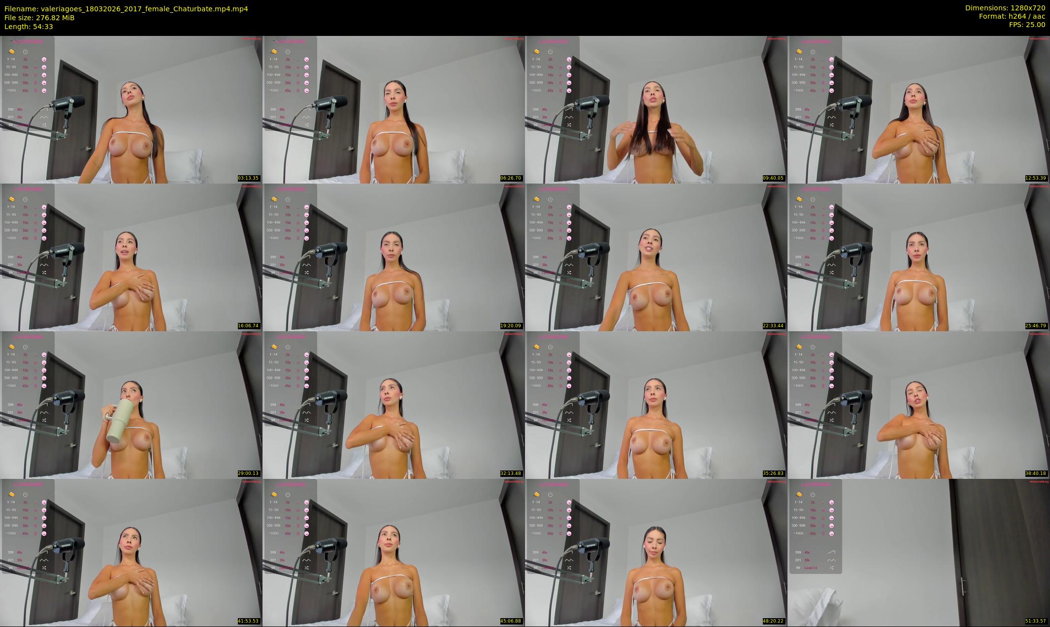 valeriagoes — 55 minute Chaturbate female cam show recording, 720p, Mar 18, 2026