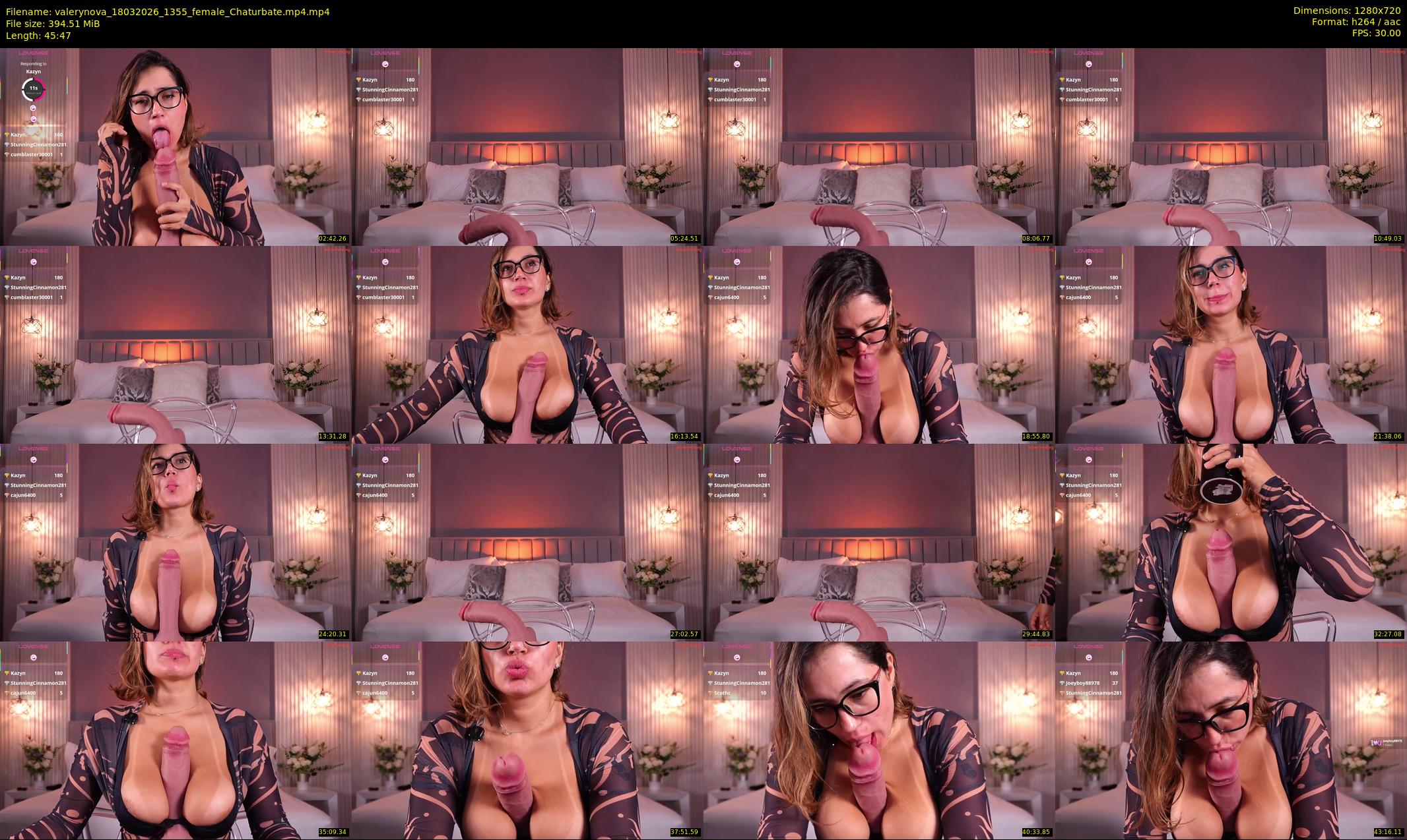 valerynova — 46 minute Chaturbate female cam show recording, 720p, Mar 18, 2026