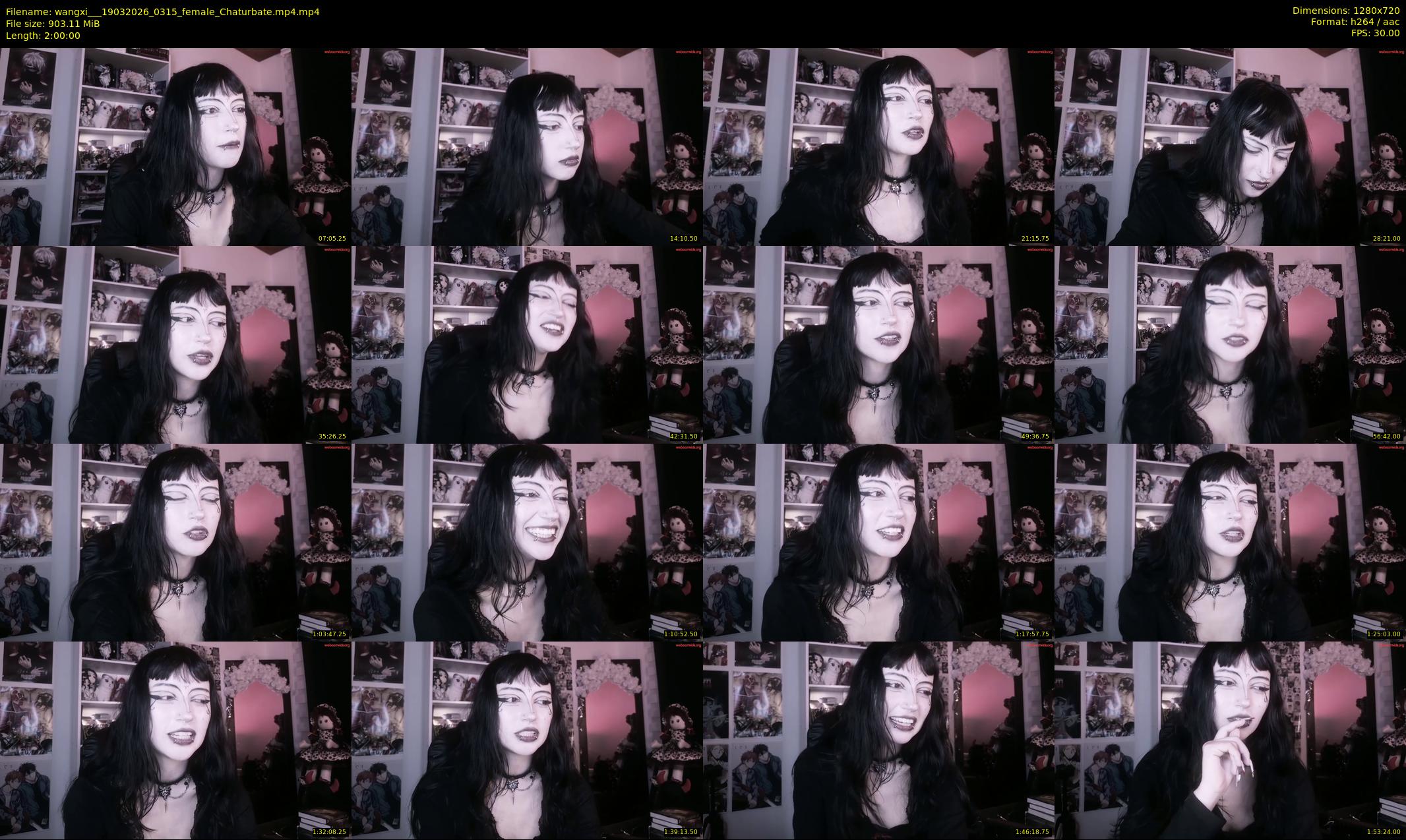 wangxi__ — 120 minute Chaturbate female cam show recording, 720p, Mar 19, 2026