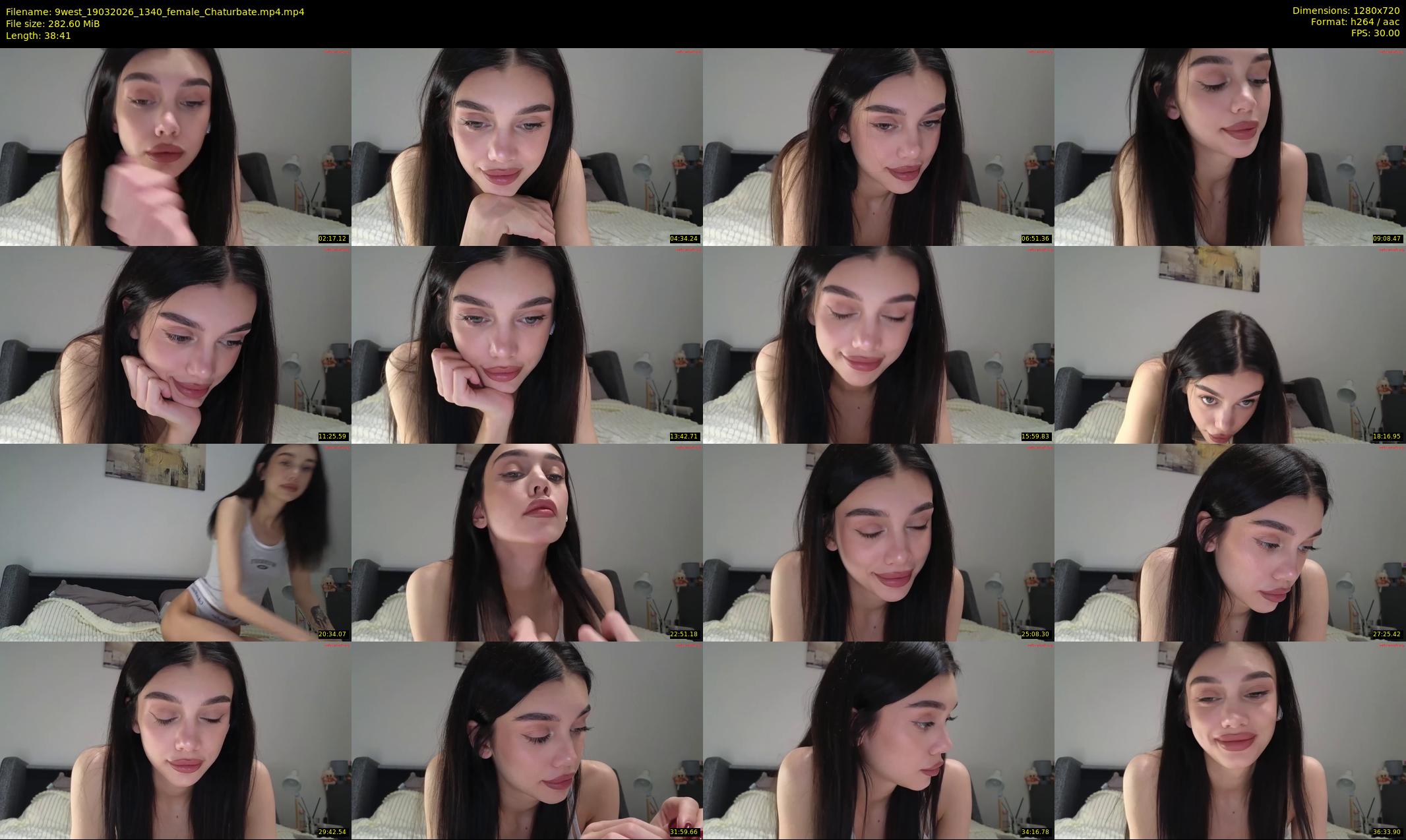 9west — 39 minute Chaturbate female cam show recording, 720p, Mar 19, 2026