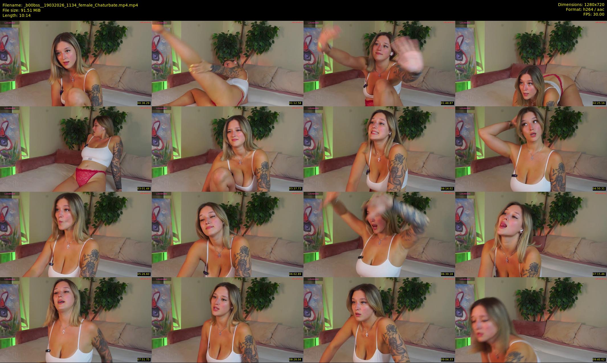 _b00bss_ — 11 minute Chaturbate female cam show recording, 720p, Mar 19, 2026