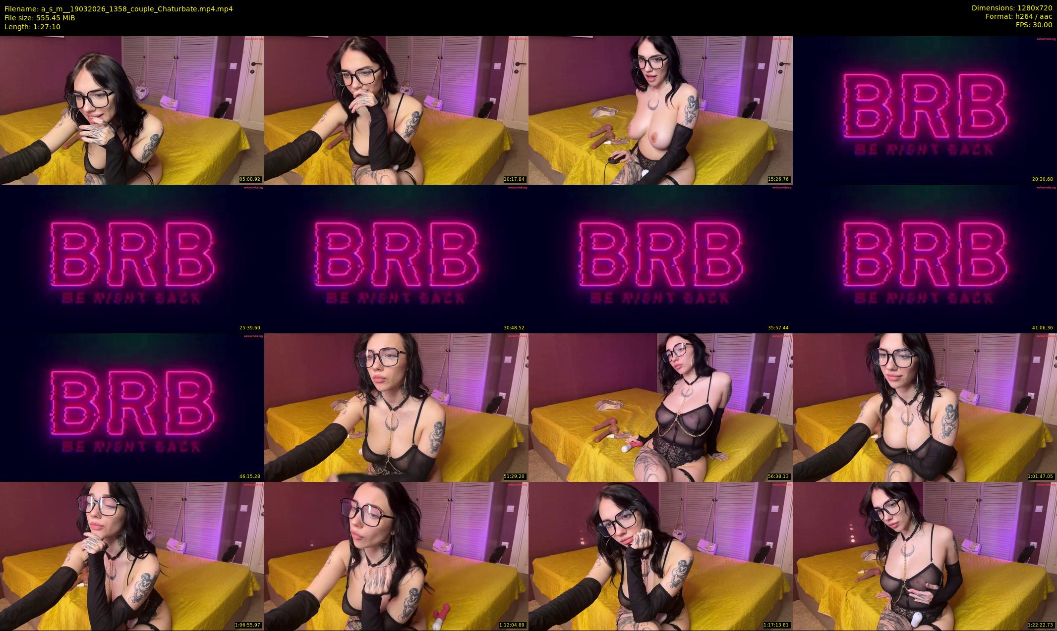 a_s_m_ — 88 minute Chaturbate couple cam show recording, 720p, Mar 19, 2026