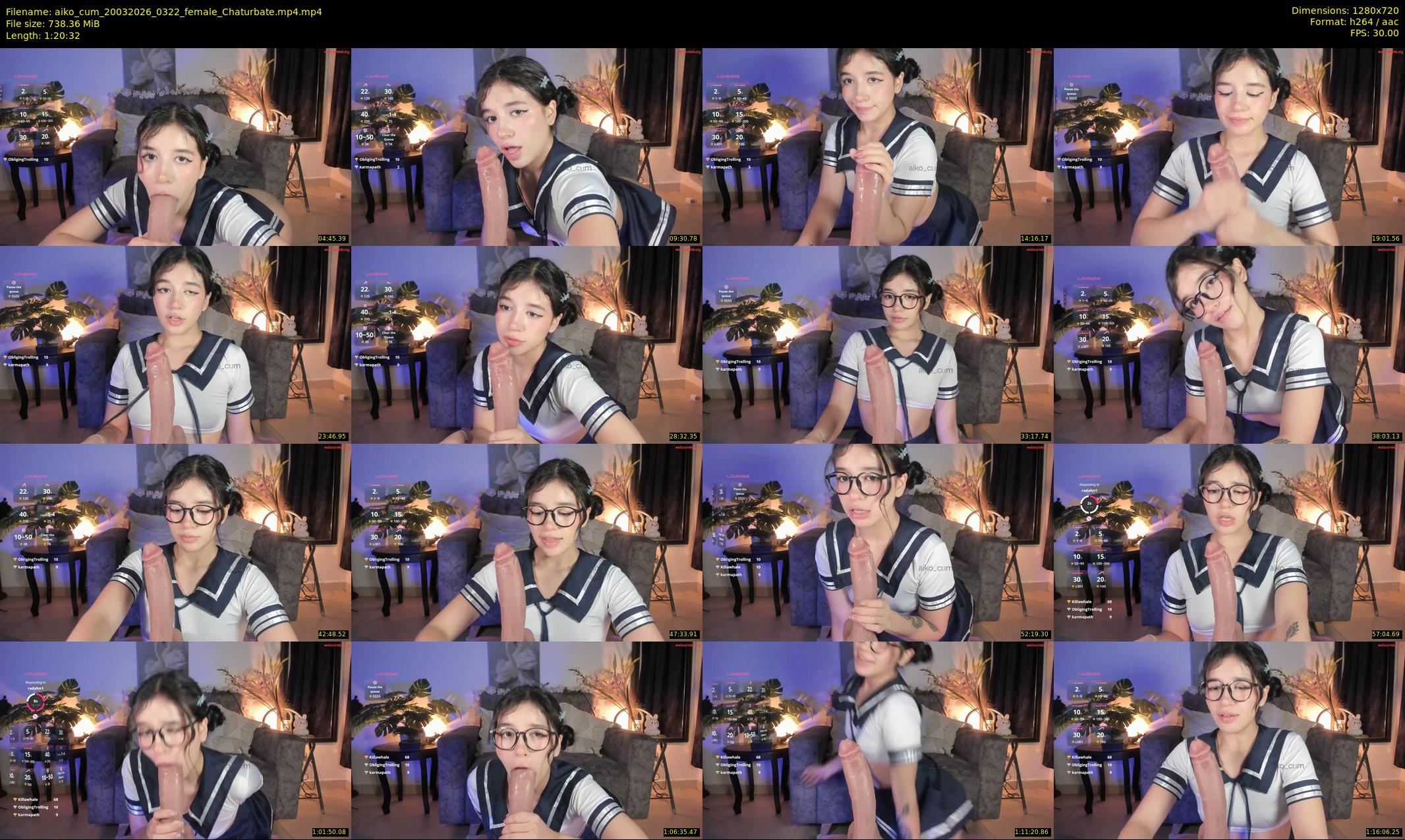 aiko_cum — 81 minute Chaturbate female cam show recording, 720p, Mar 20, 2026