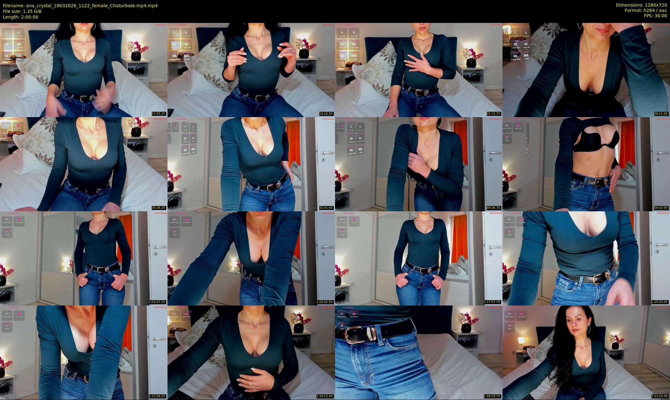 ana_crystal — 120 minute Chaturbate female cam show recording, 720p, Mar 19, 2026