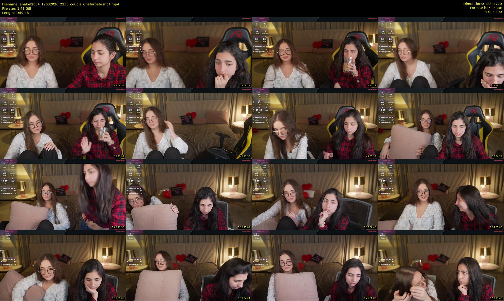 anabel2054 — 120 minute Chaturbate female cam show recording, 720p, Mar 19, 2026