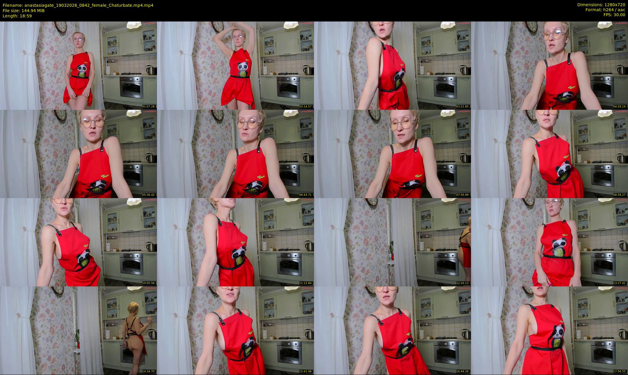 anastasiagate — 19 minute Chaturbate female cam show recording, 720p, Mar 19, 2026
