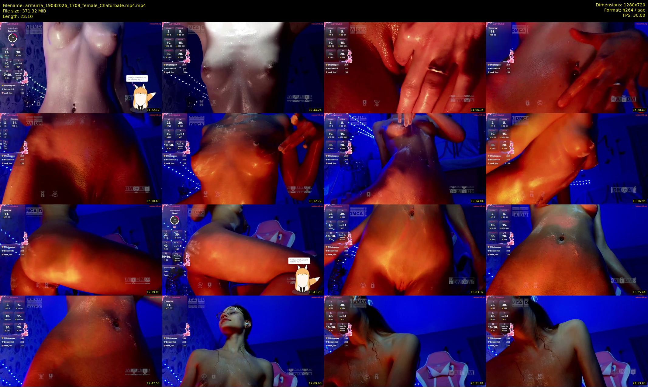 armurra — 24 minute Chaturbate female cam show recording, 720p, Mar 19, 2026
