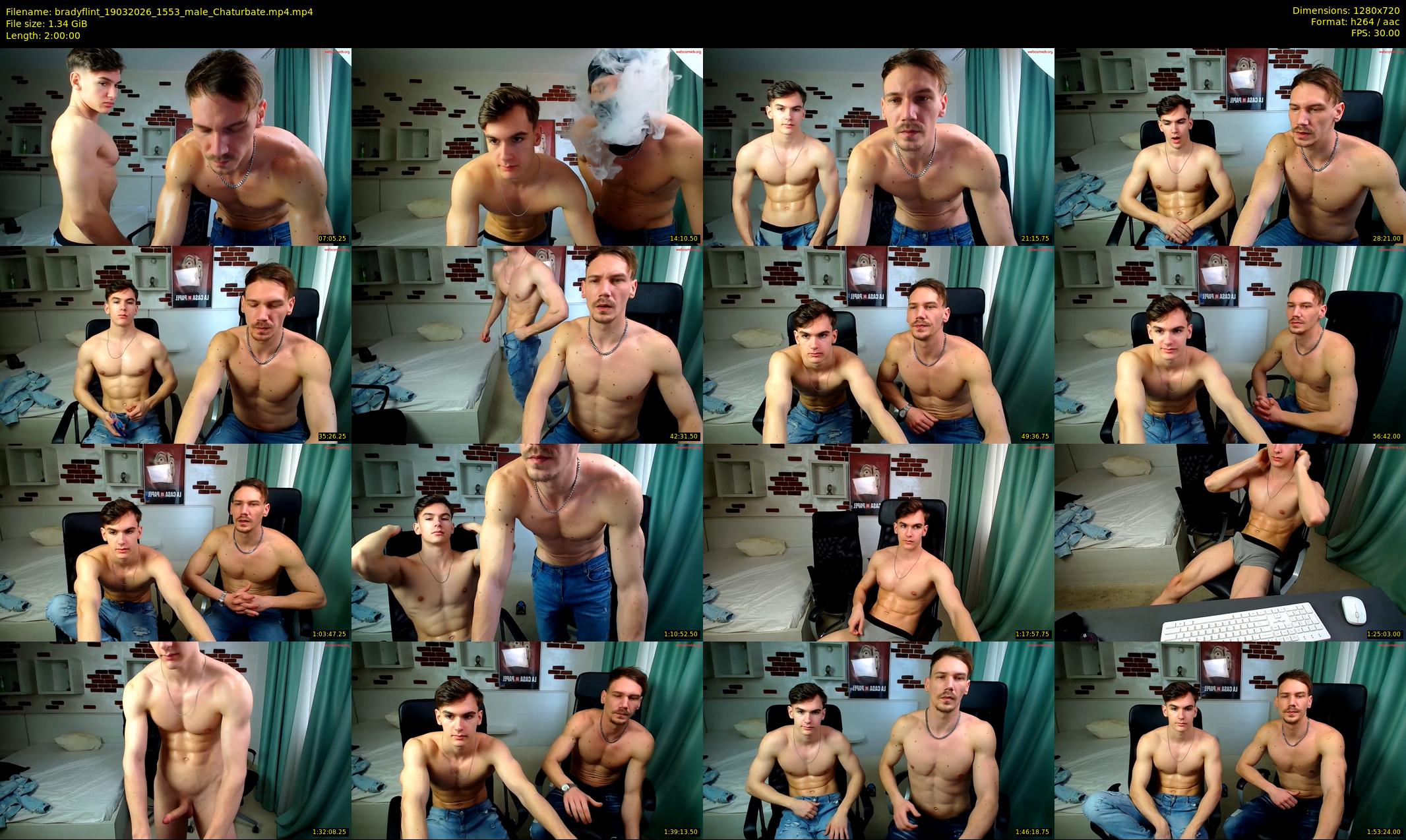 bradyflint — 120 minute Chaturbate male cam show recording, 720p, Mar 19, 2026