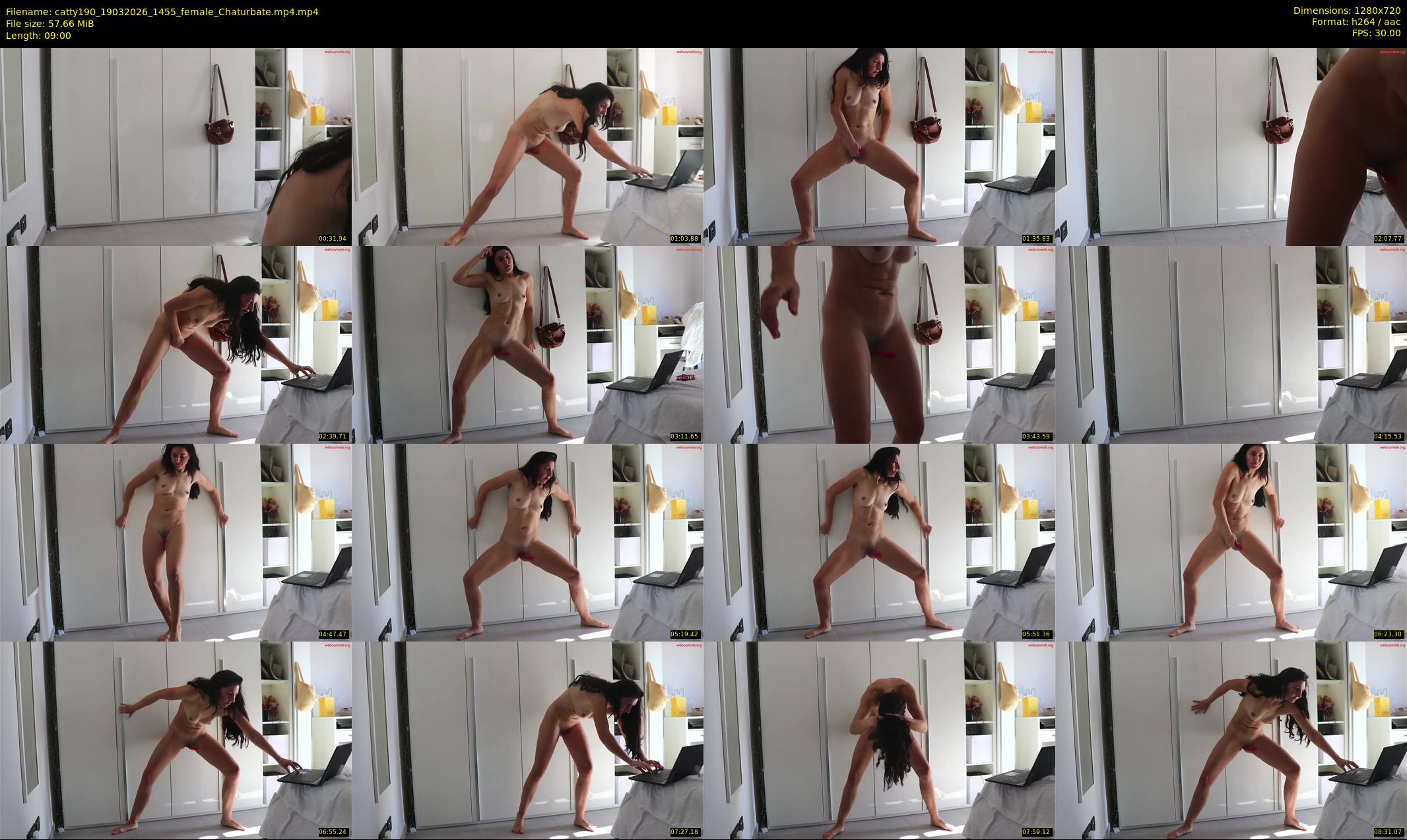 catty190 — 9 minute Chaturbate female cam show recording, 720p, Mar 19, 2026