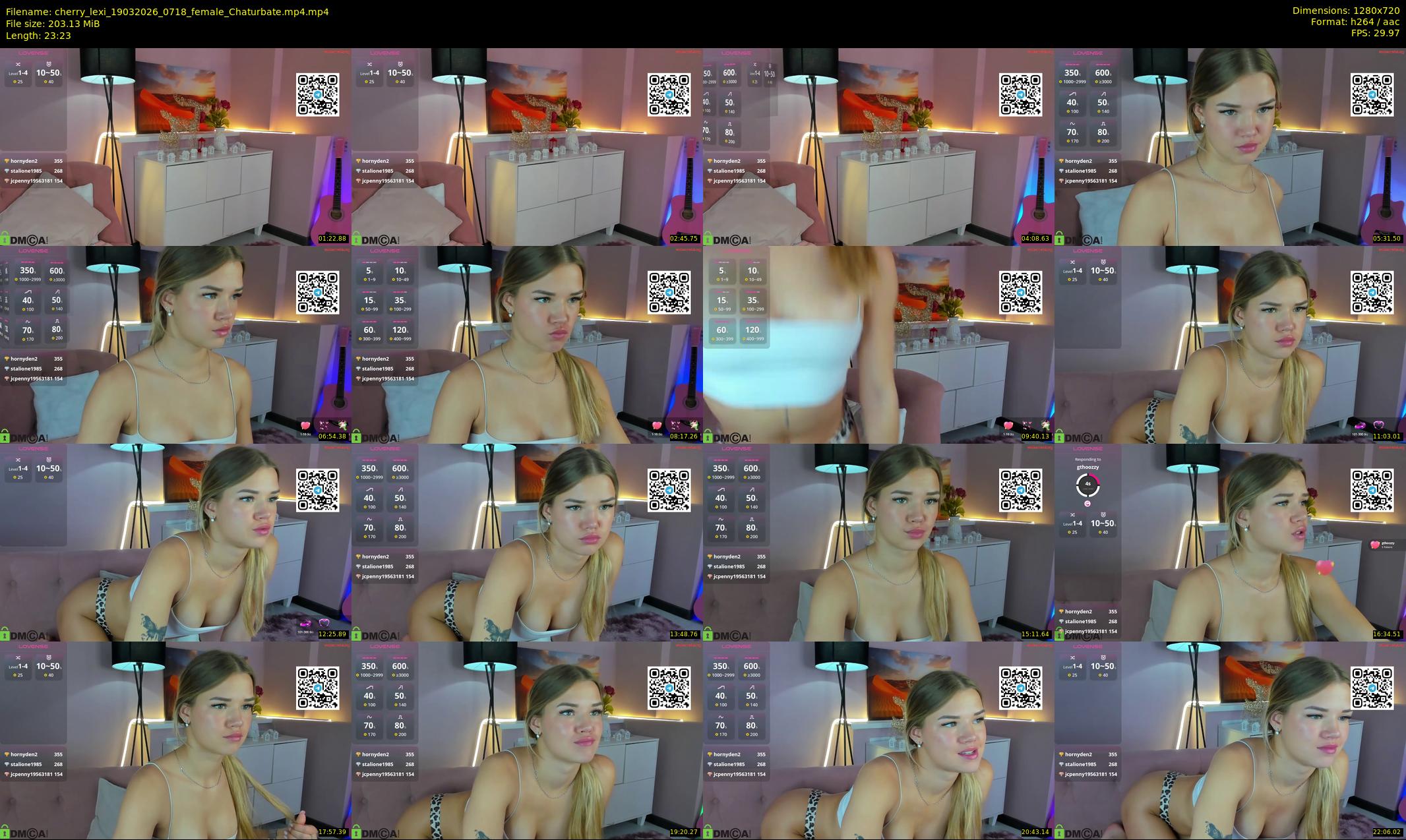 cherry_lexi — 24 minute Chaturbate female cam show recording, 720p, Mar 19, 2026
