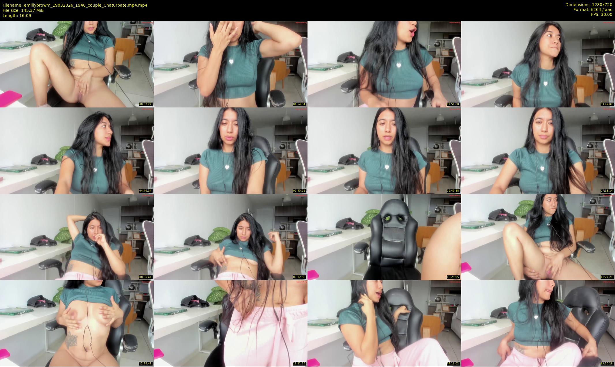 emillybrowm — 17 minute Chaturbate couple cam show recording, 720p, Mar 19, 2026
